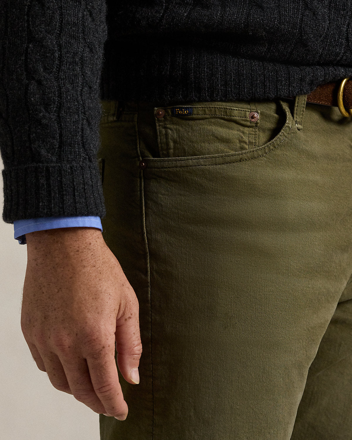 Ralph Lauren Hampton Relaxed Straight Stretch Jean