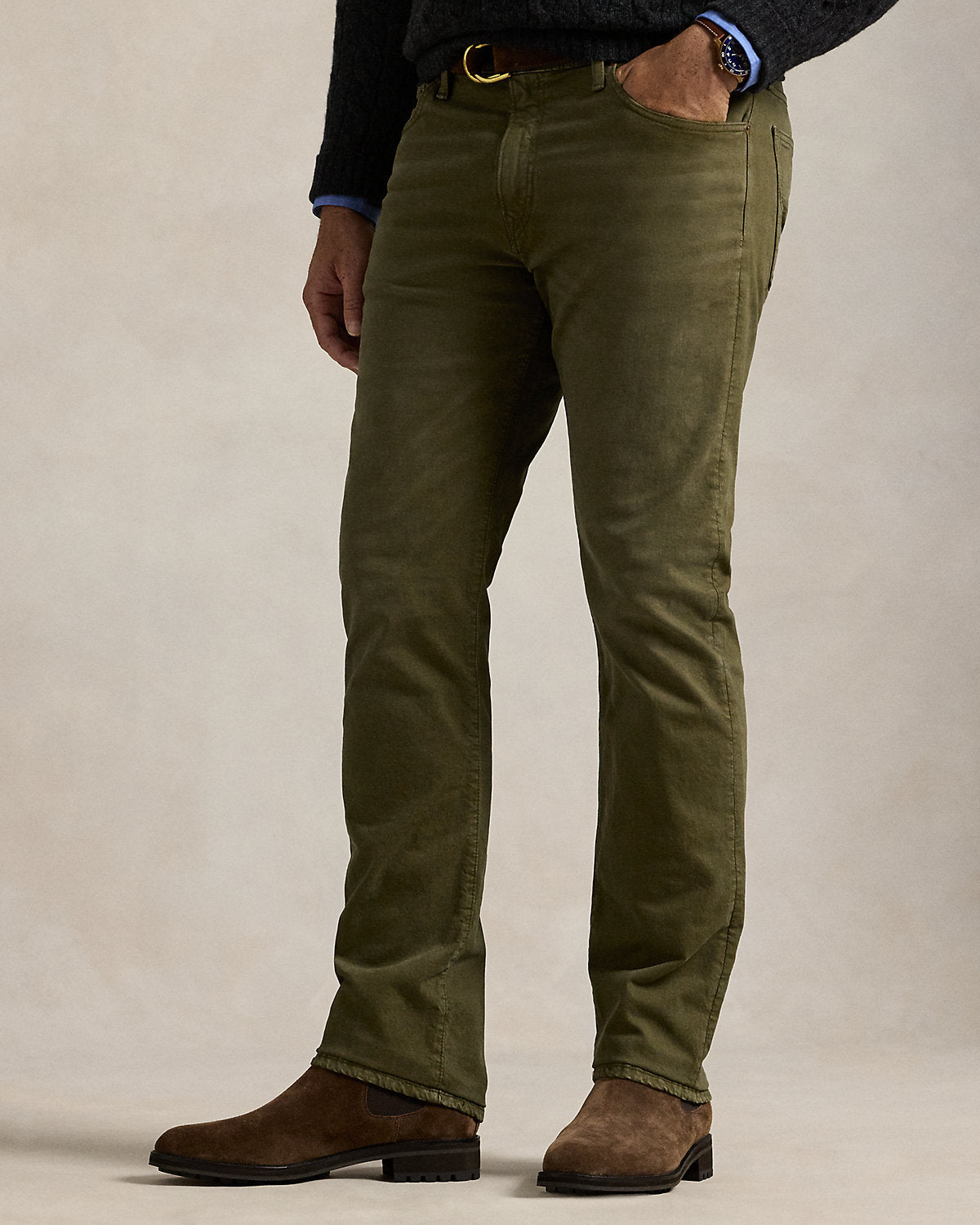 Ralph Lauren Hampton Relaxed Straight Stretch Jean
