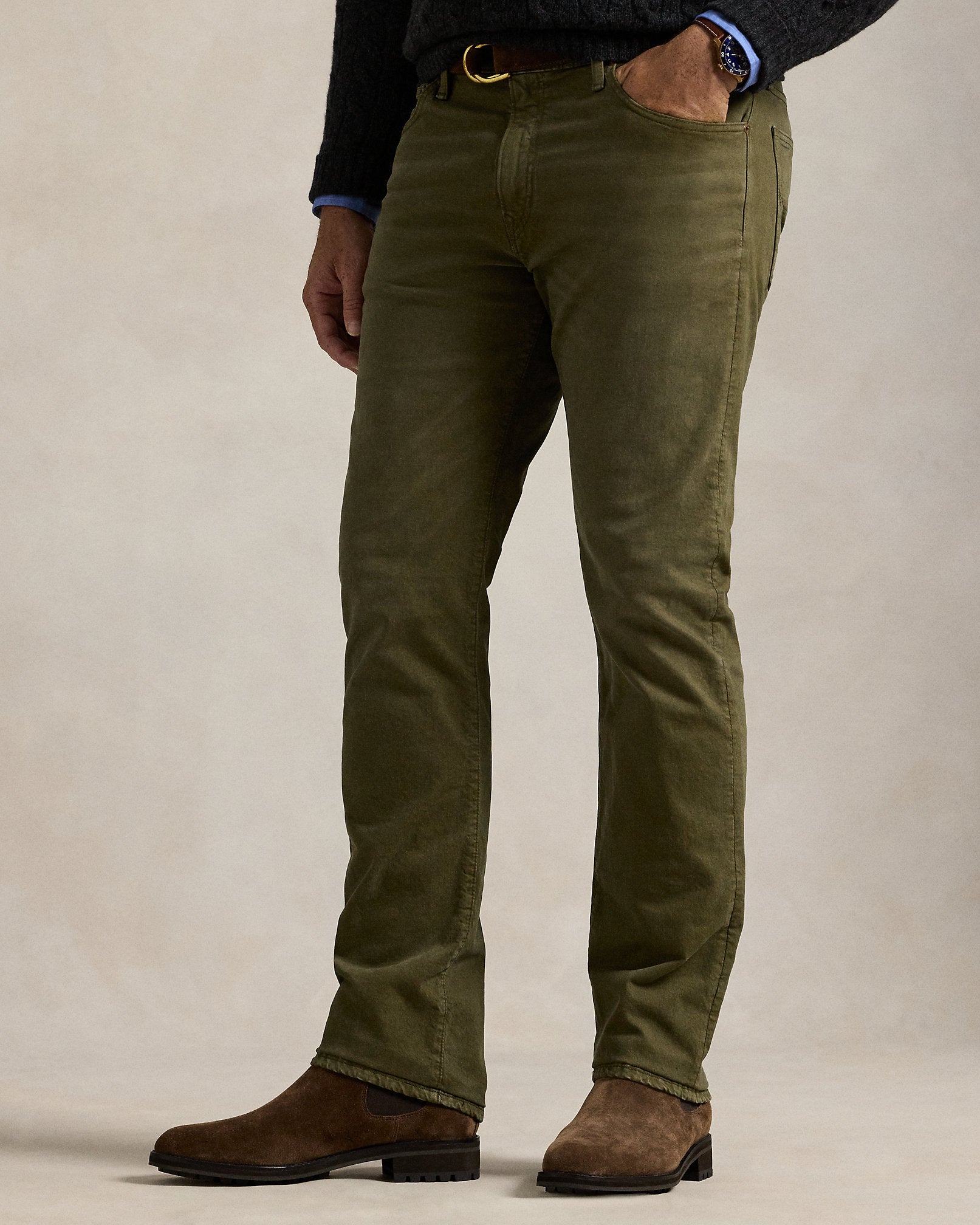Ralph Lauren Hampton Relaxed Straight Stretch Jean