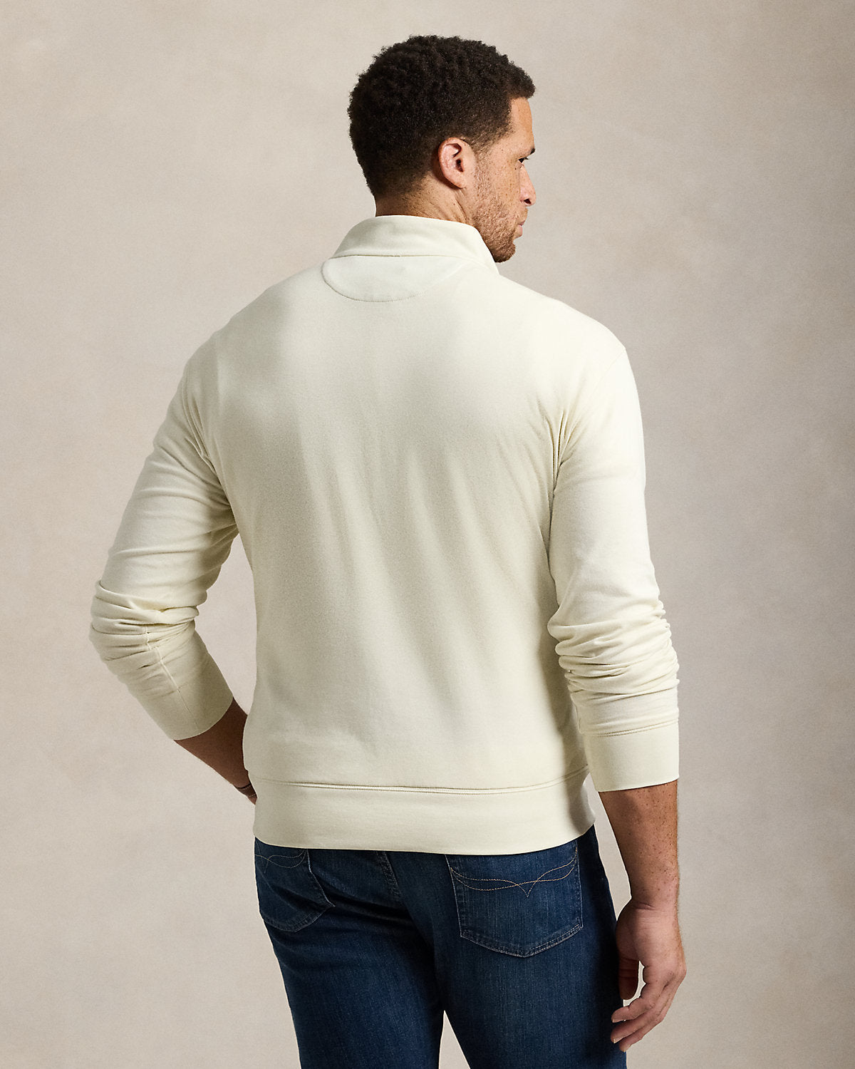 Ralph Lauren Luxury Jersey QuarterZip Pullover