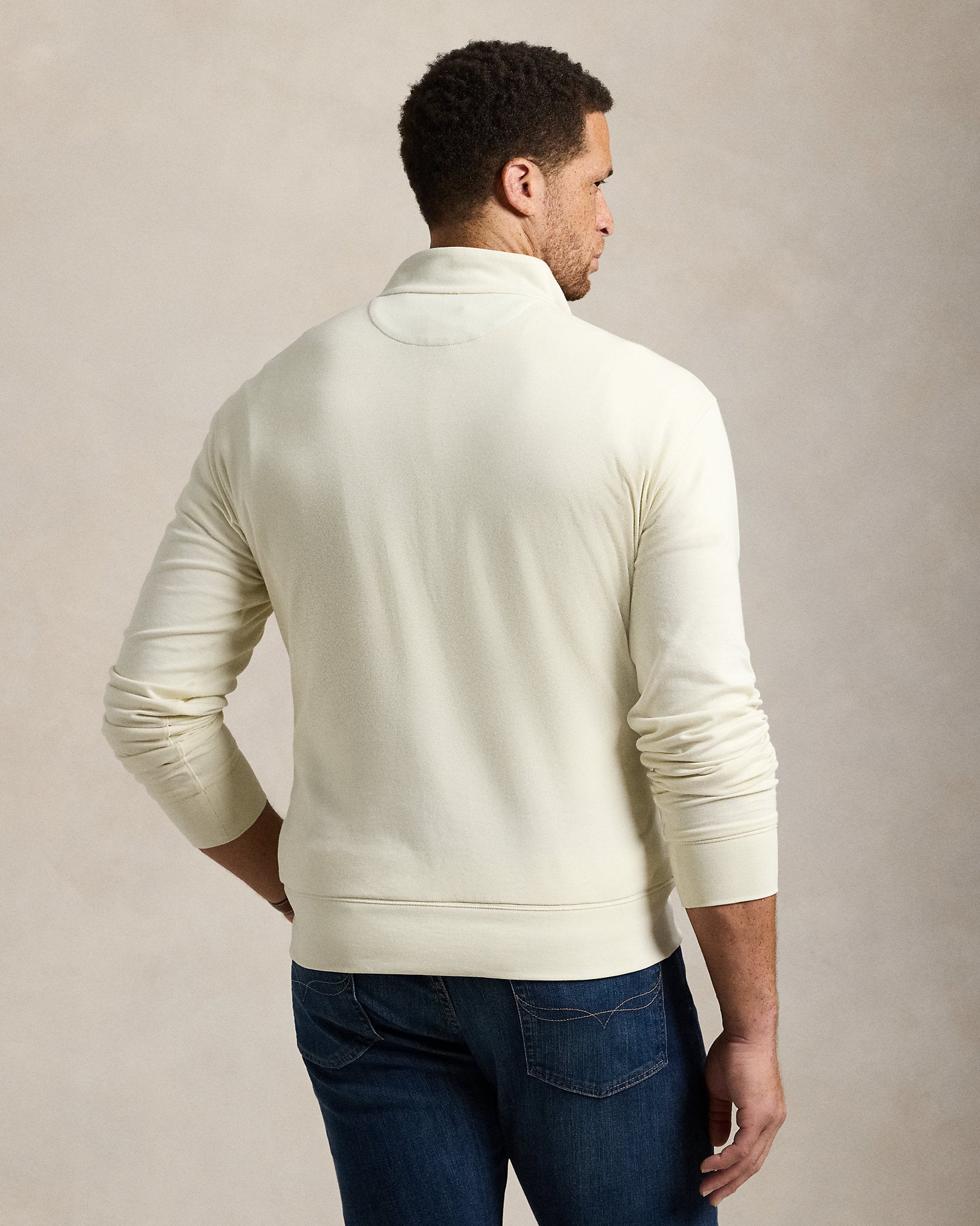 Ralph Lauren Luxury Jersey QuarterZip Pullover