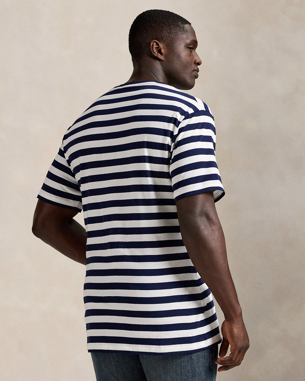 Ralph Lauren Striped Jersey Crewneck TShirt