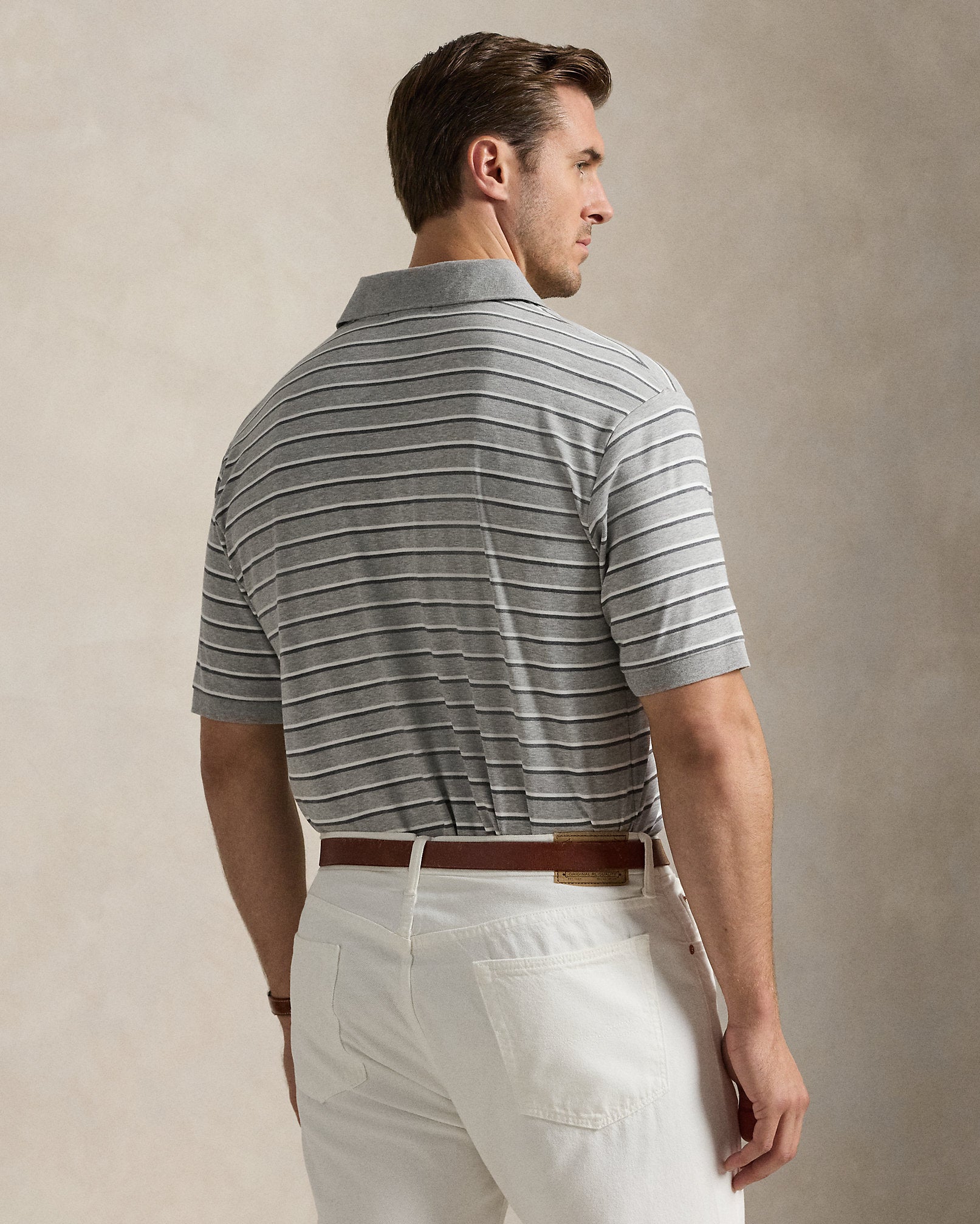 Ralph Lauren Striped Soft Cotton Polo Shirt