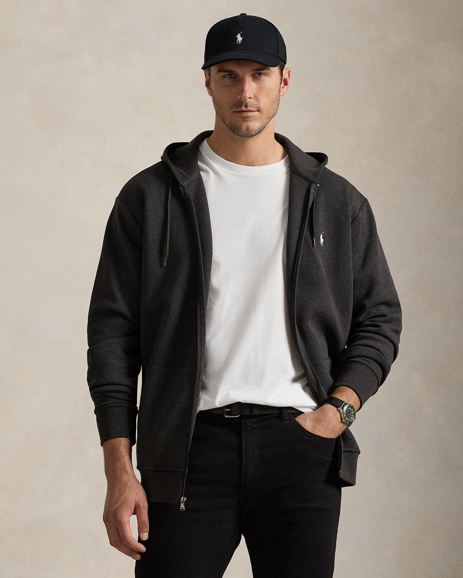 Ralph Lauren DoubleKnit FullZip Hoodie