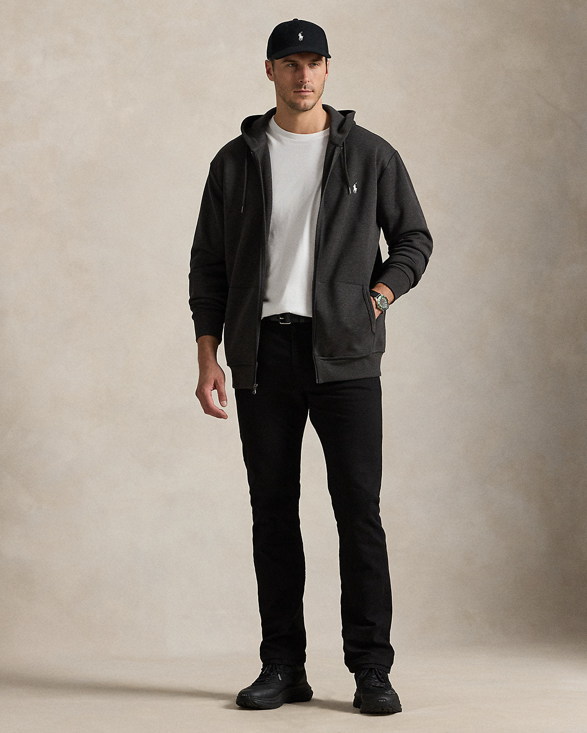 Ralph Lauren DoubleKnit FullZip Hoodie