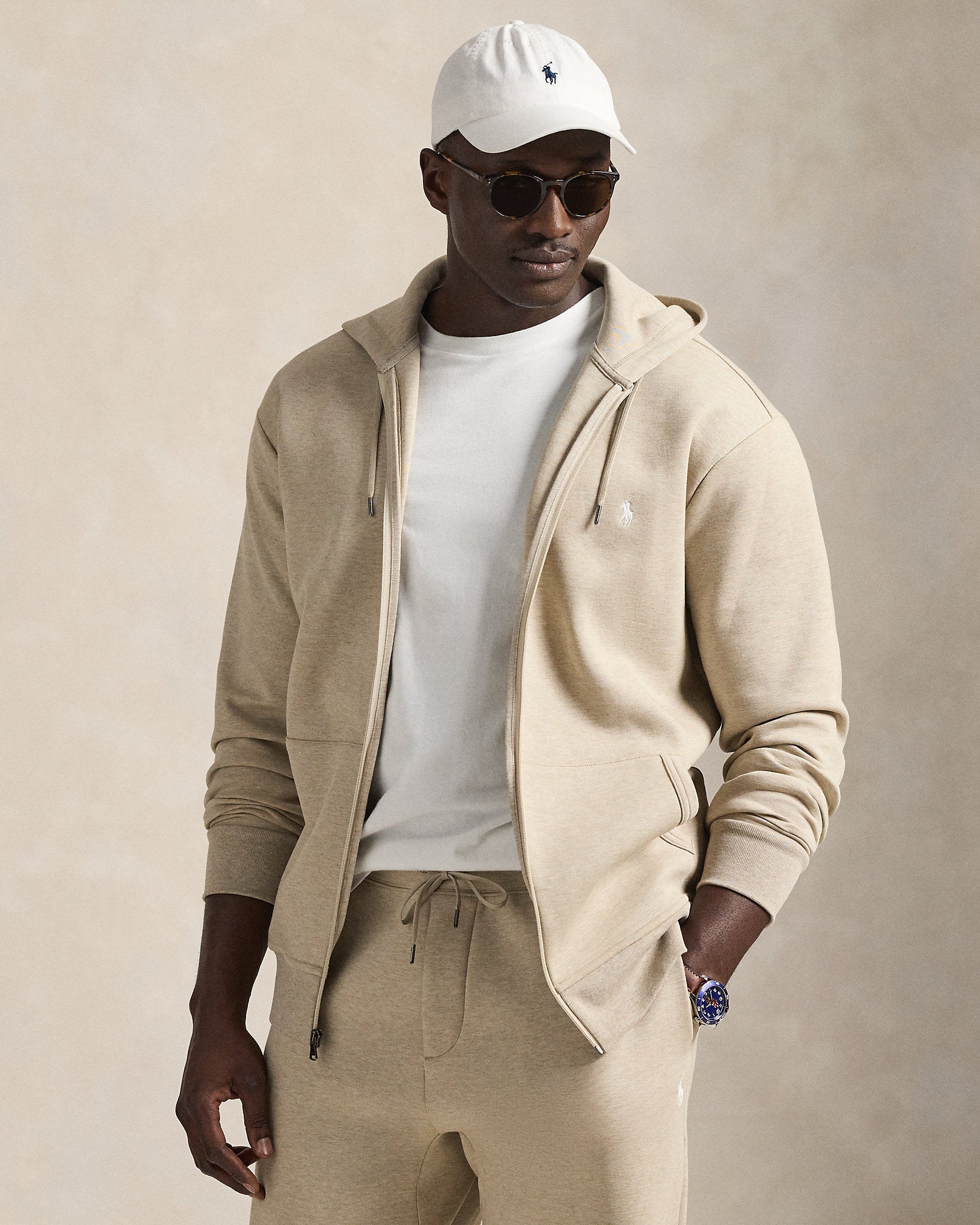Ralph Lauren DoubleKnit FullZip Hoodie