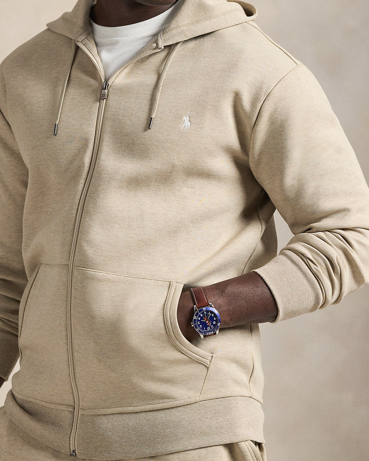 Ralph Lauren DoubleKnit FullZip Hoodie
