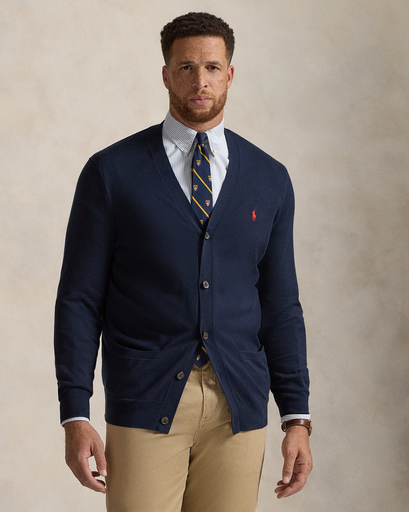Ralph Lauren Cotton VNeck Cardigan