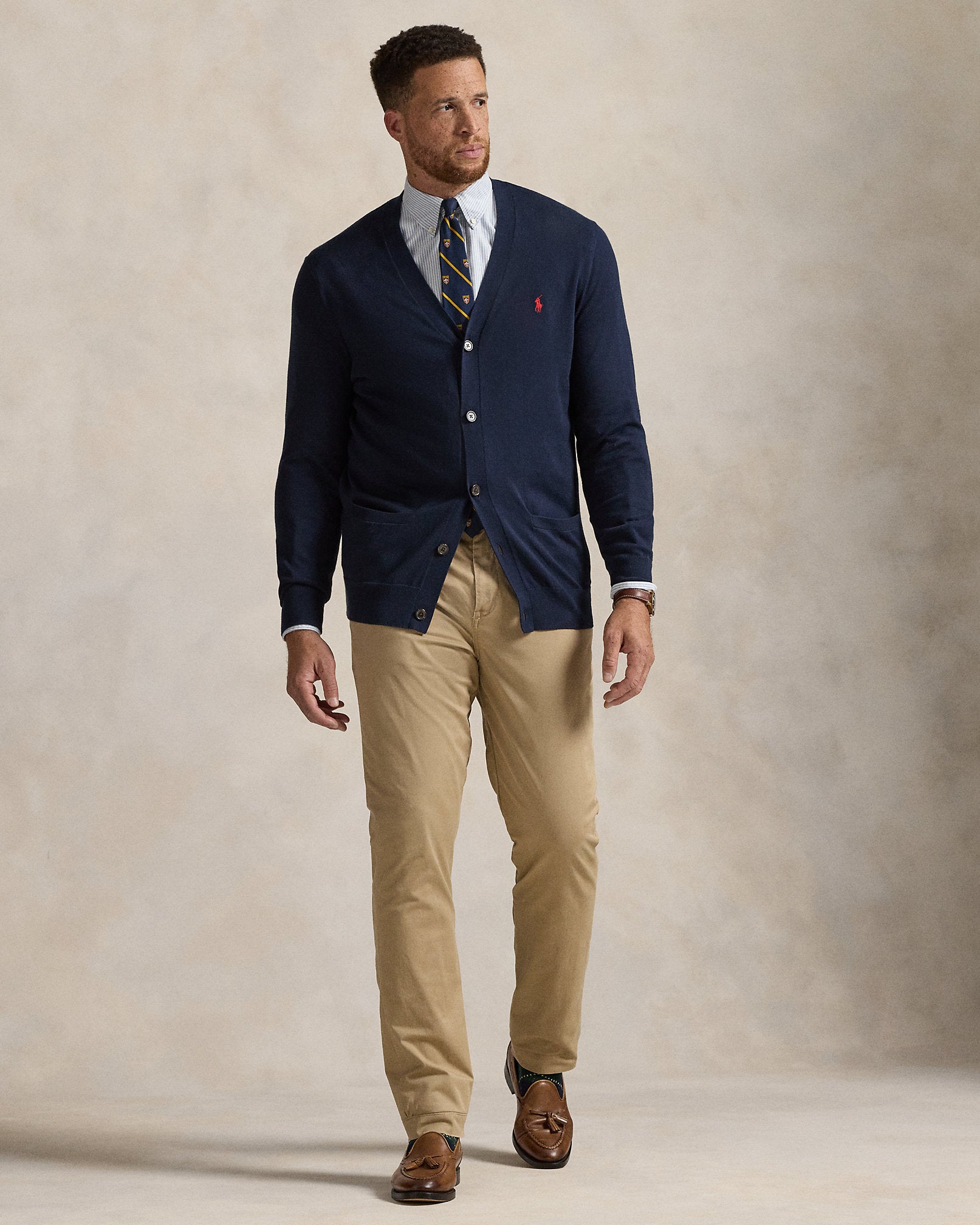 Ralph Lauren Cotton VNeck Cardigan