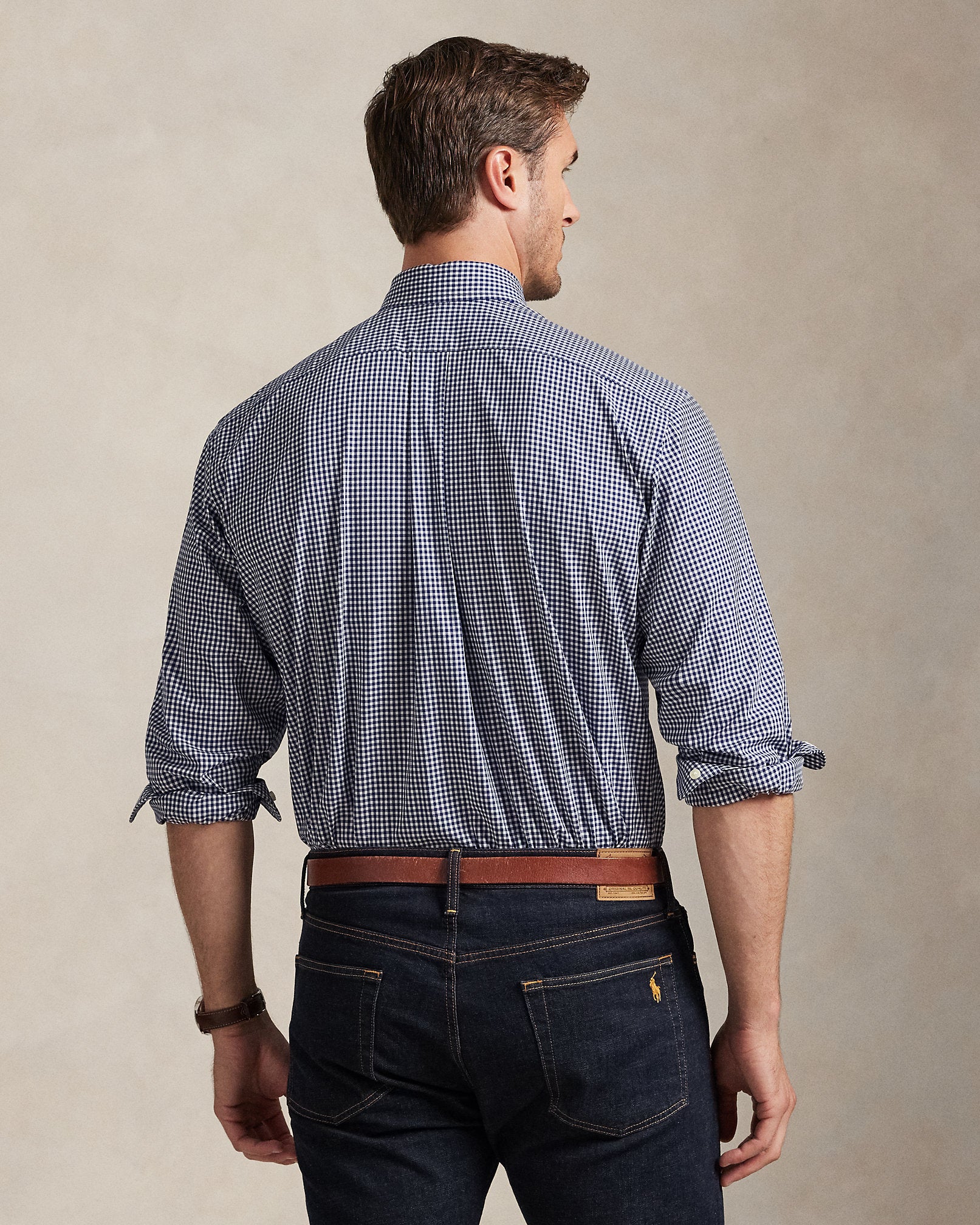 Ralph Lauren Gingham Stretch Poplin Shirt