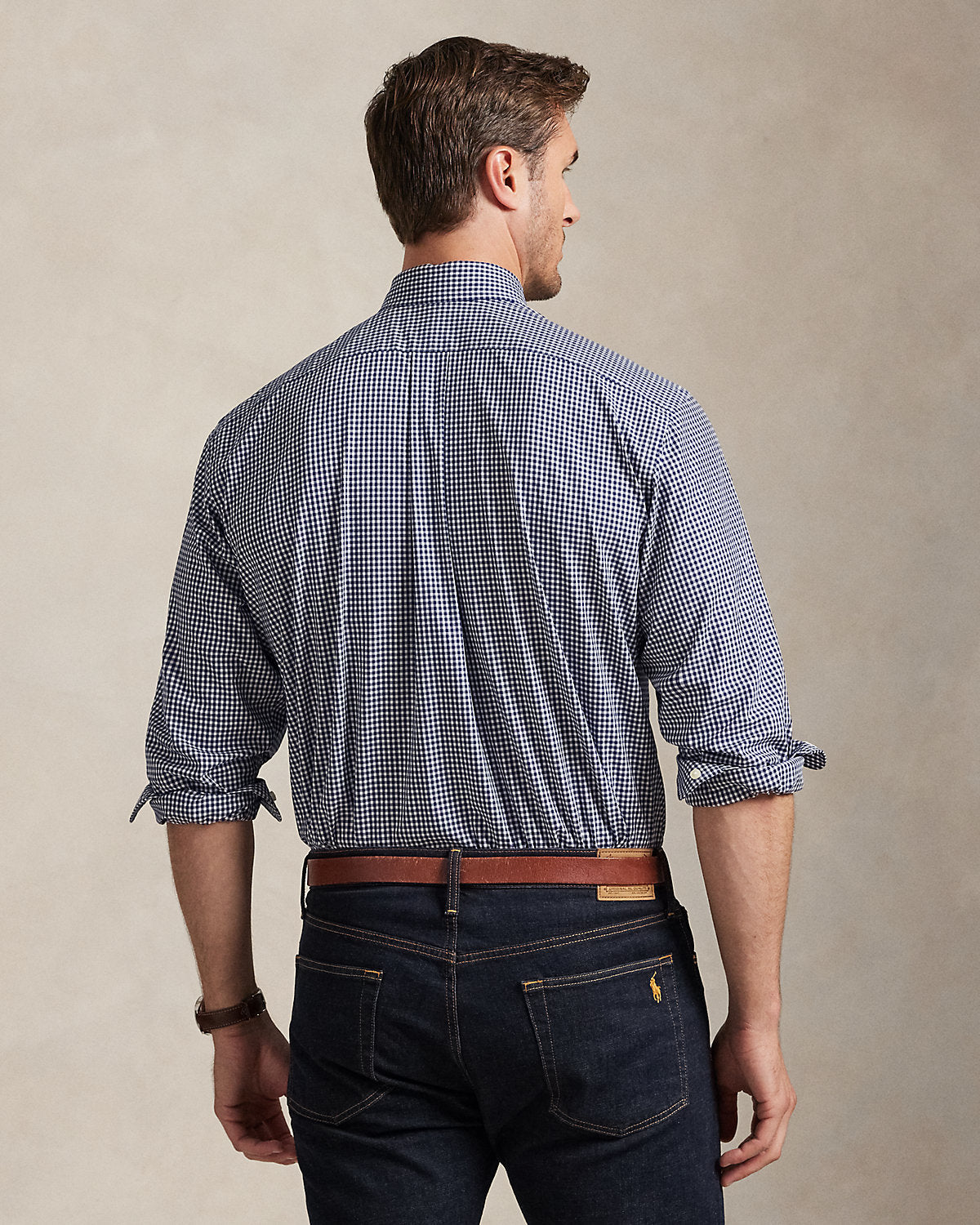Ralph Lauren Gingham Stretch Poplin Shirt