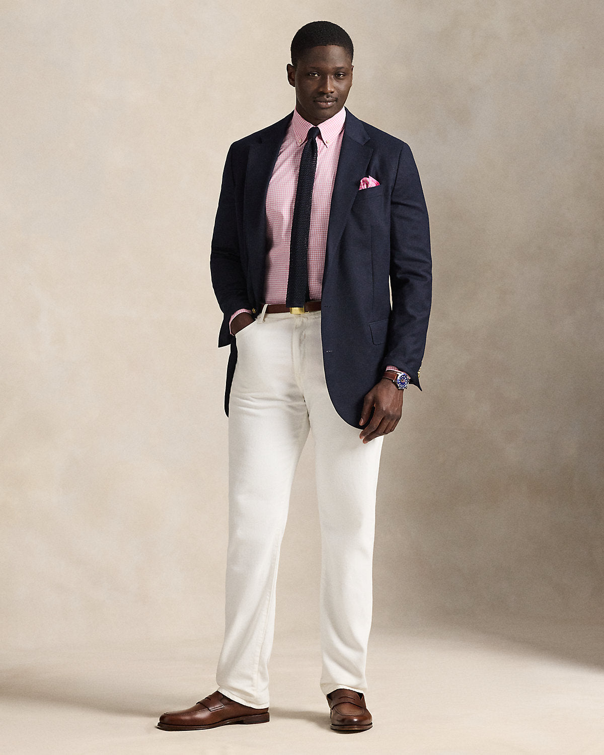 Ralph Lauren Gingham Stretch Poplin Shirt