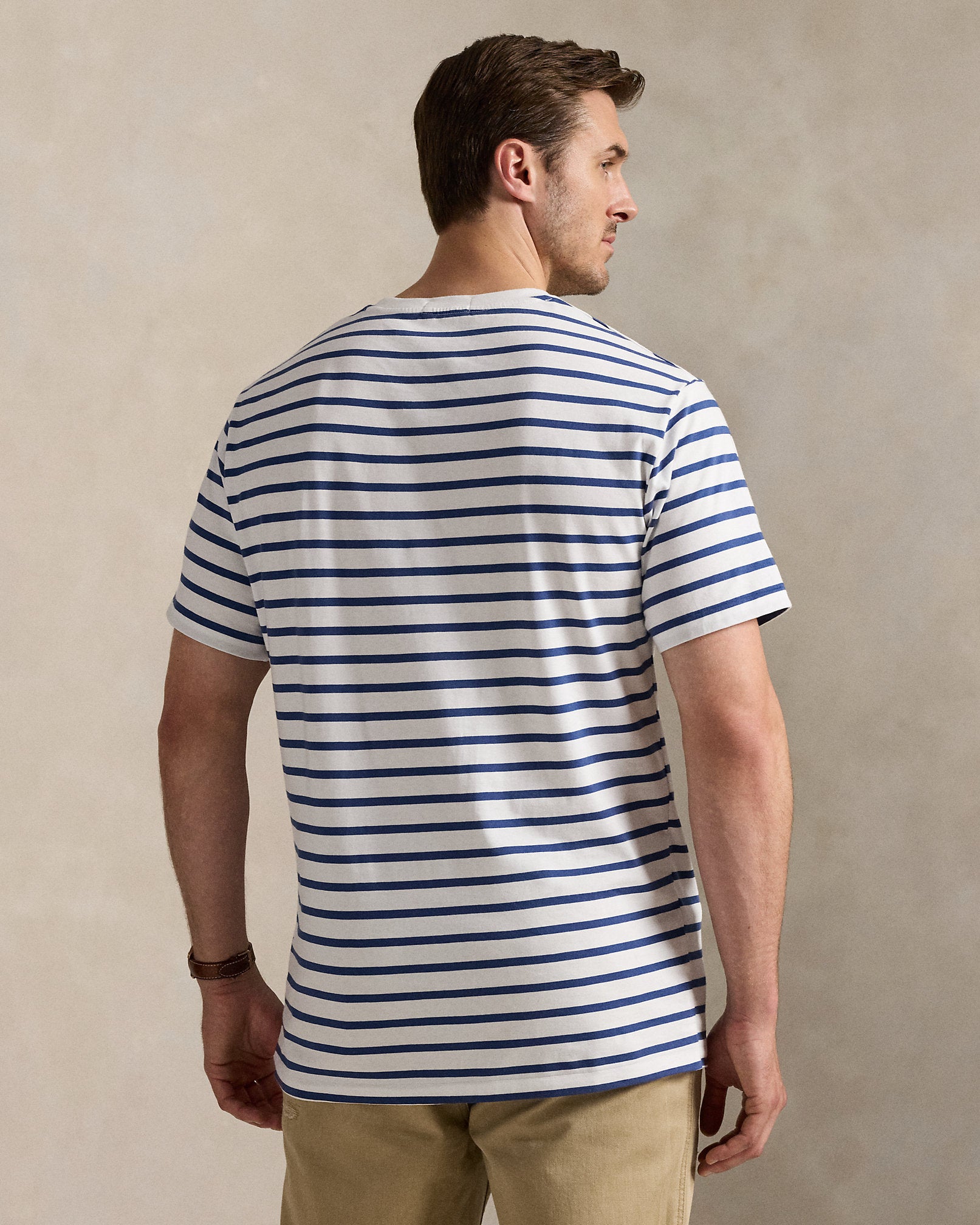Ralph Lauren Striped Jersey Crewneck TShirt