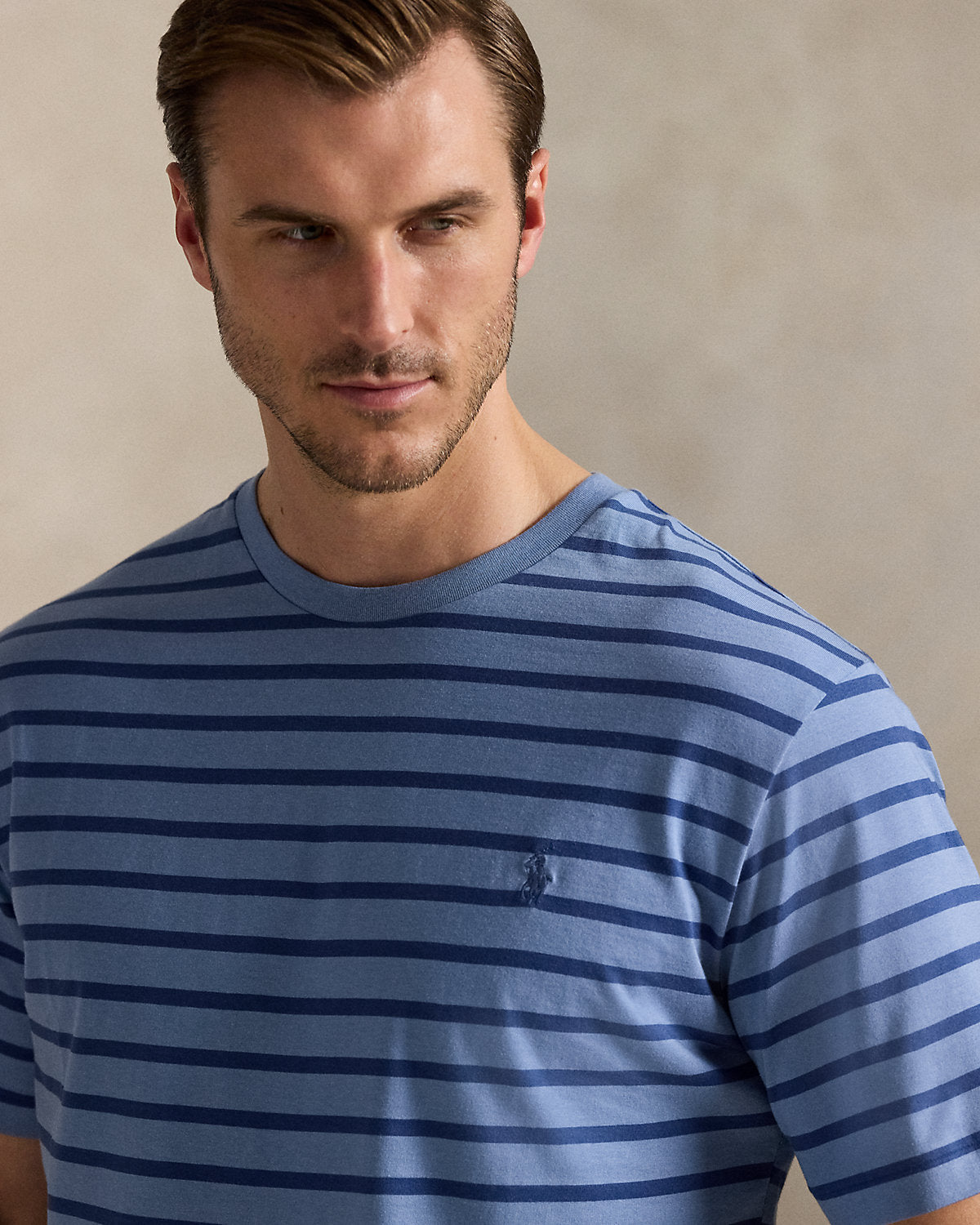 Ralph Lauren Striped Jersey Crewneck TShirt