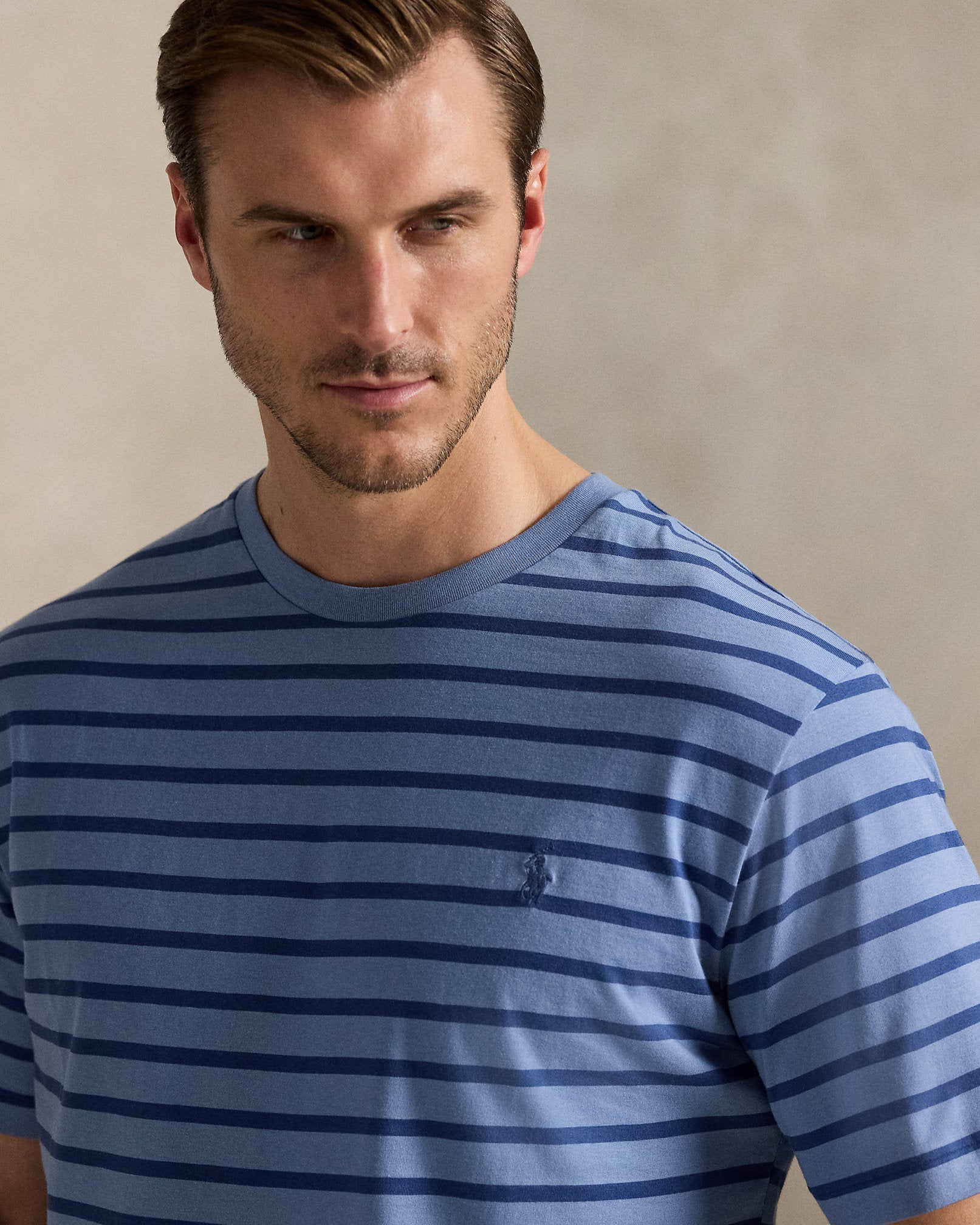 Ralph Lauren Striped Jersey Crewneck TShirt
