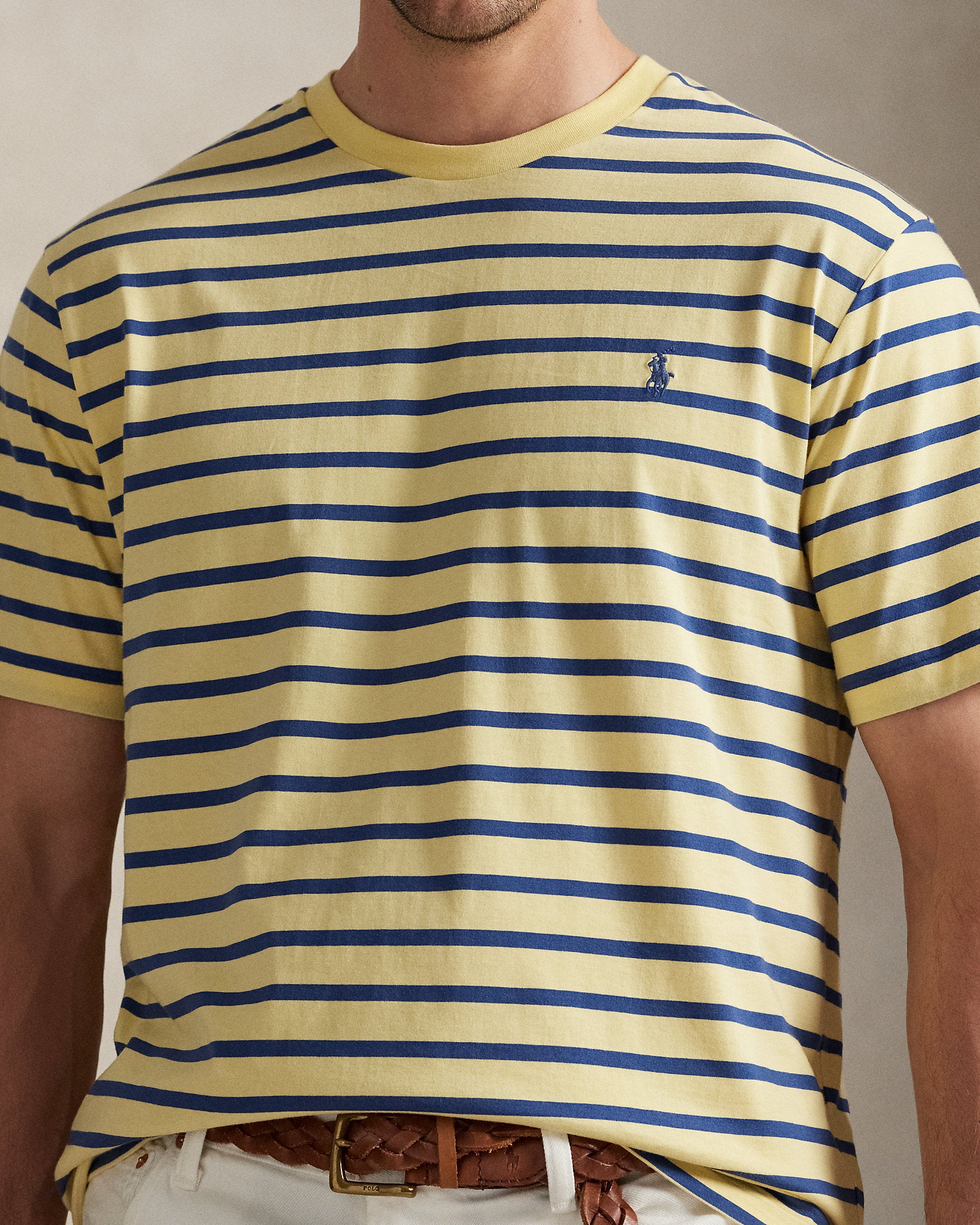 Ralph Lauren Striped Jersey Crewneck TShirt