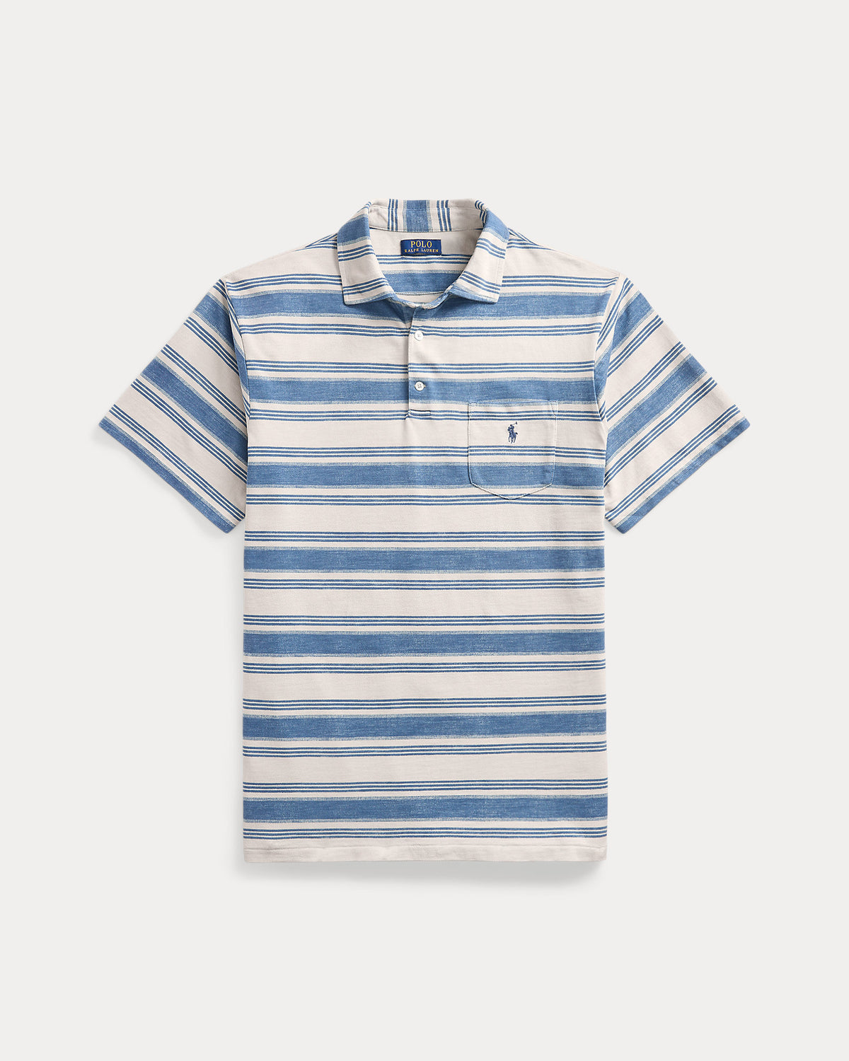 Ralph Lauren Striped Mesh Polo Shirt