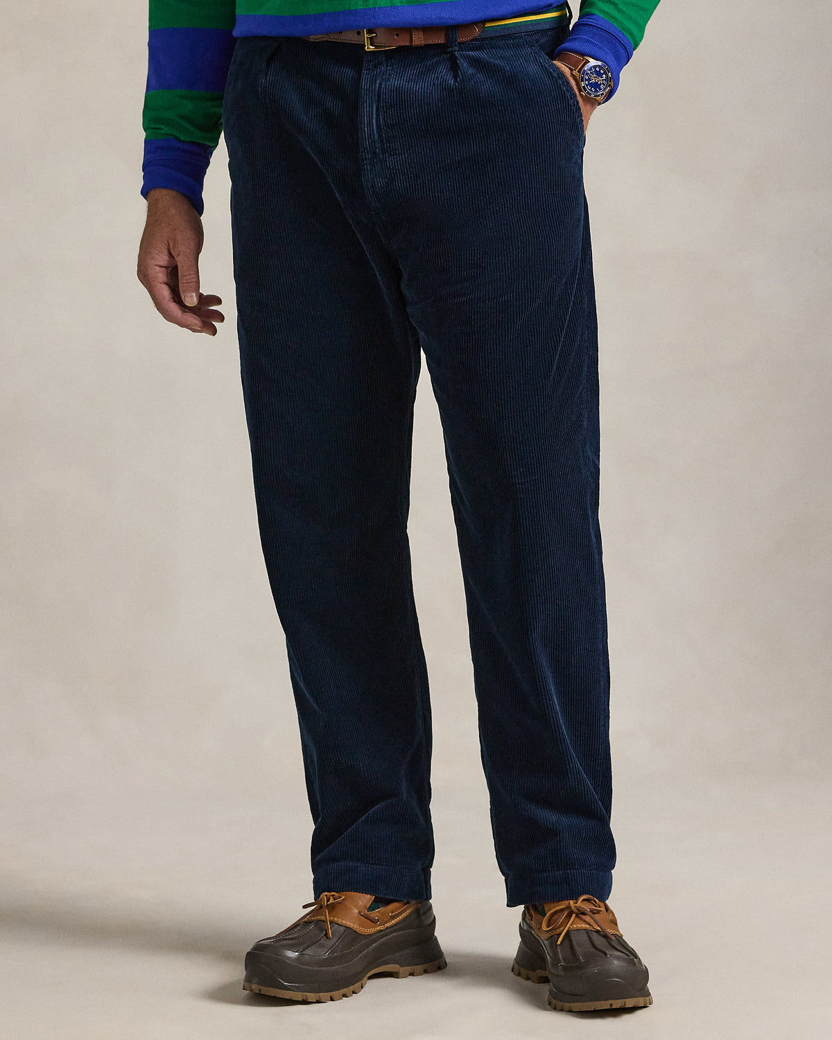 Ralph Lauren Classic Fit Pleated Corduroy Pant