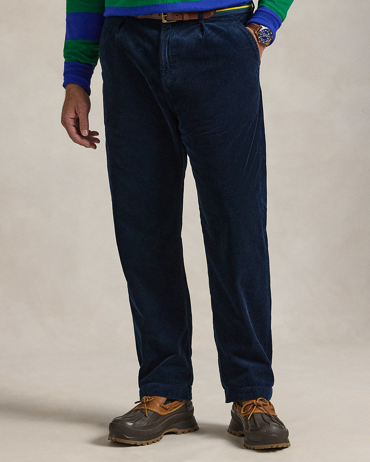 Ralph Lauren Classic Fit Pleated Corduroy Pant