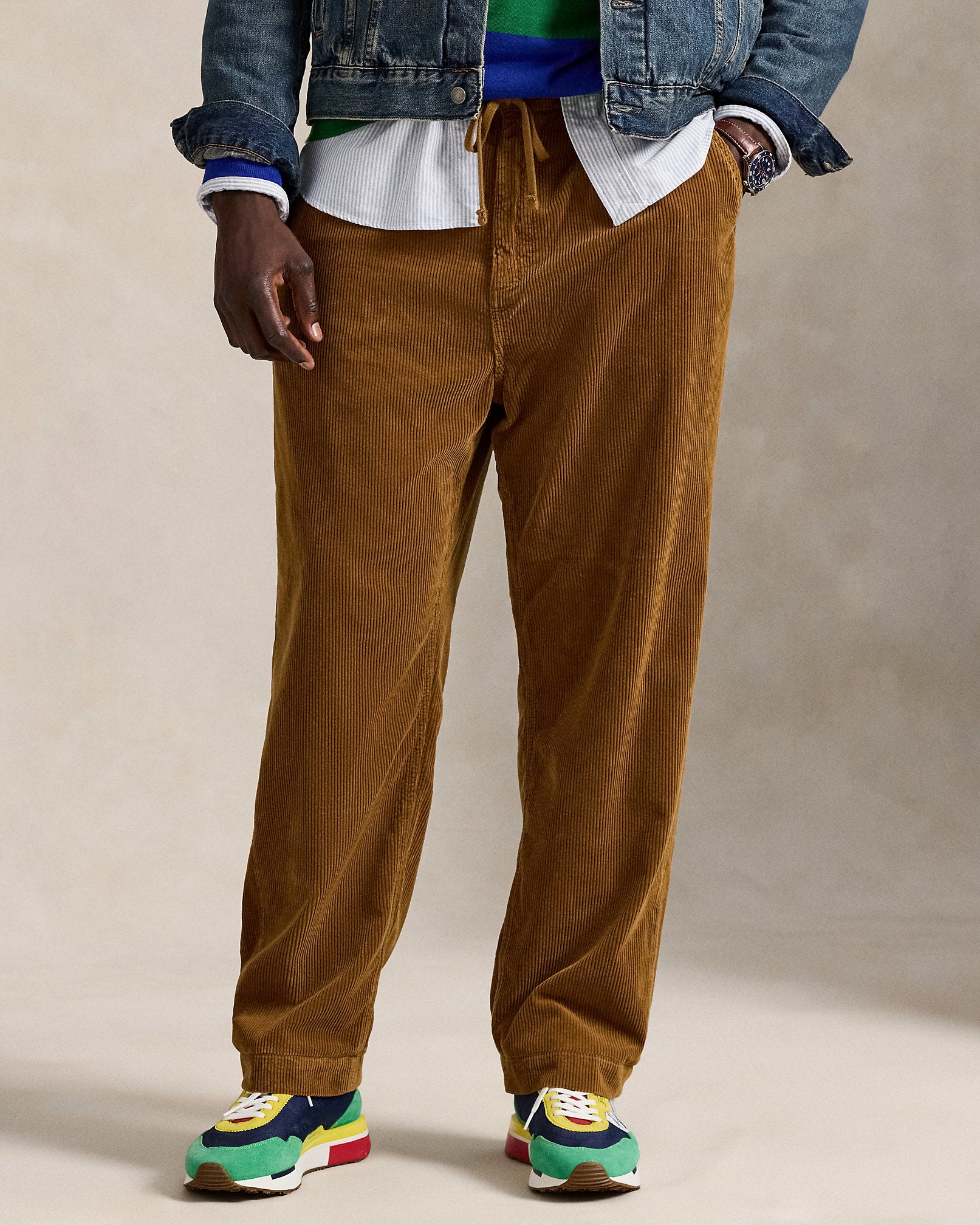 Ralph Lauren Classic Fit Pleated Corduroy Pant