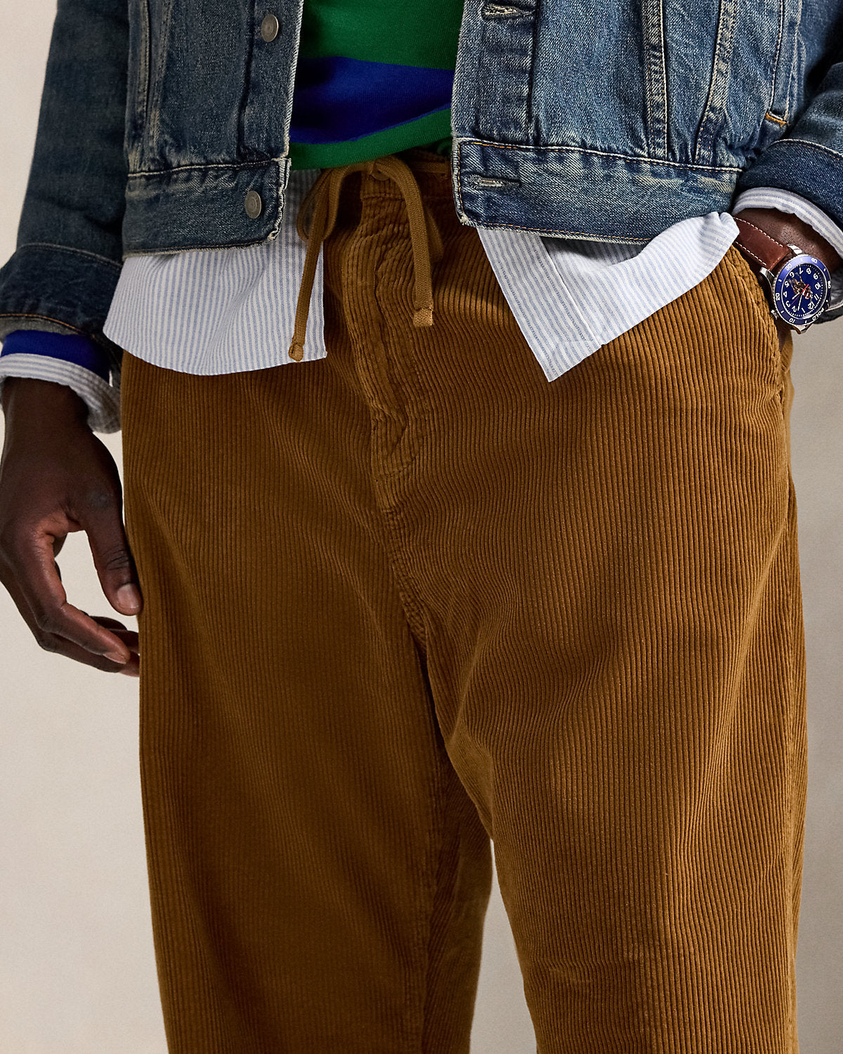 Ralph Lauren Classic Fit Pleated Corduroy Pant