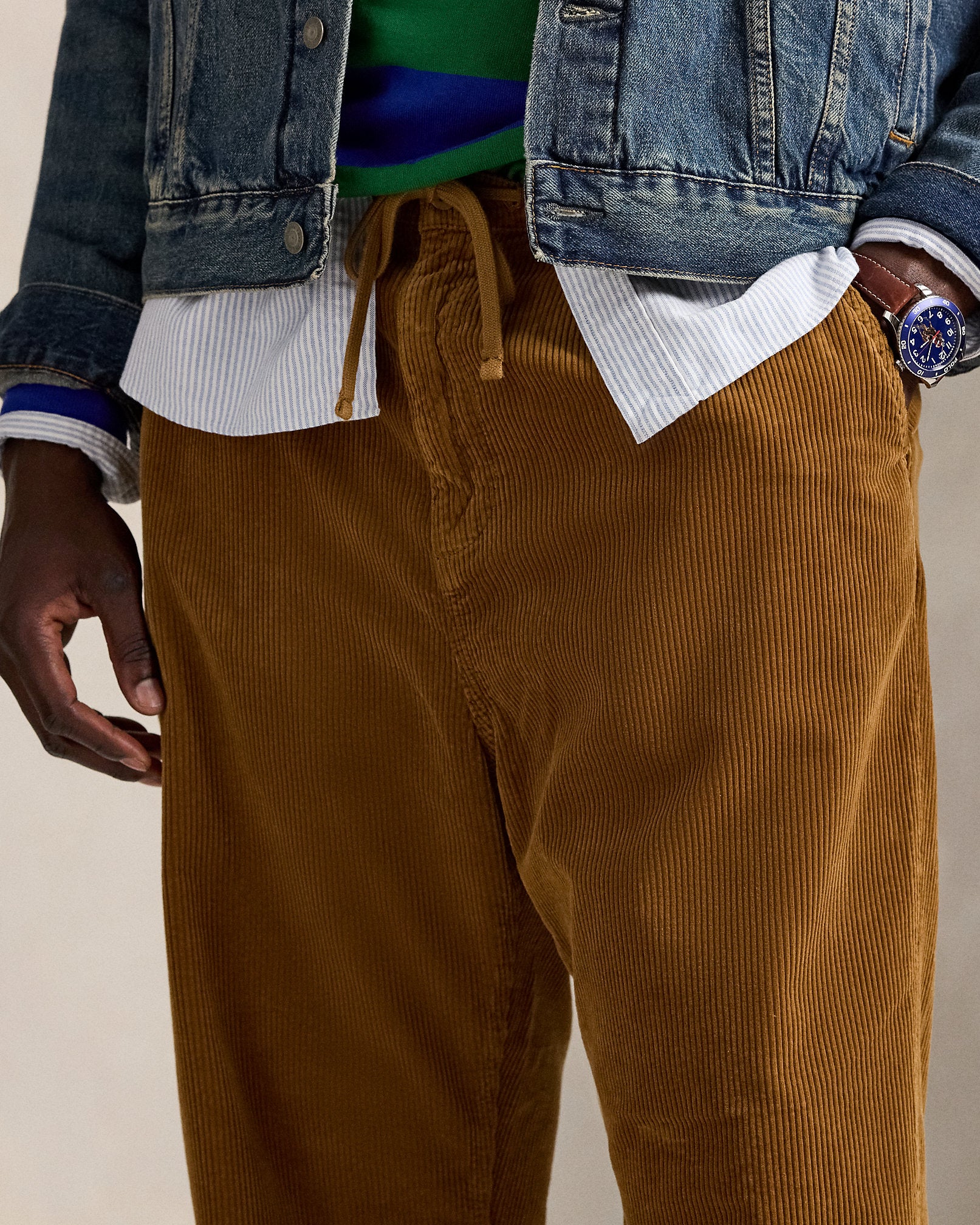 Ralph Lauren Classic Fit Pleated Corduroy Pant