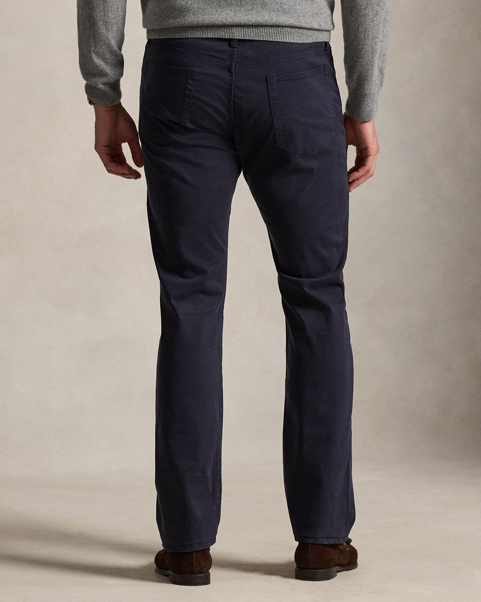 Ralph Lauren Varick Slim Straight Stretch Sateen Pant