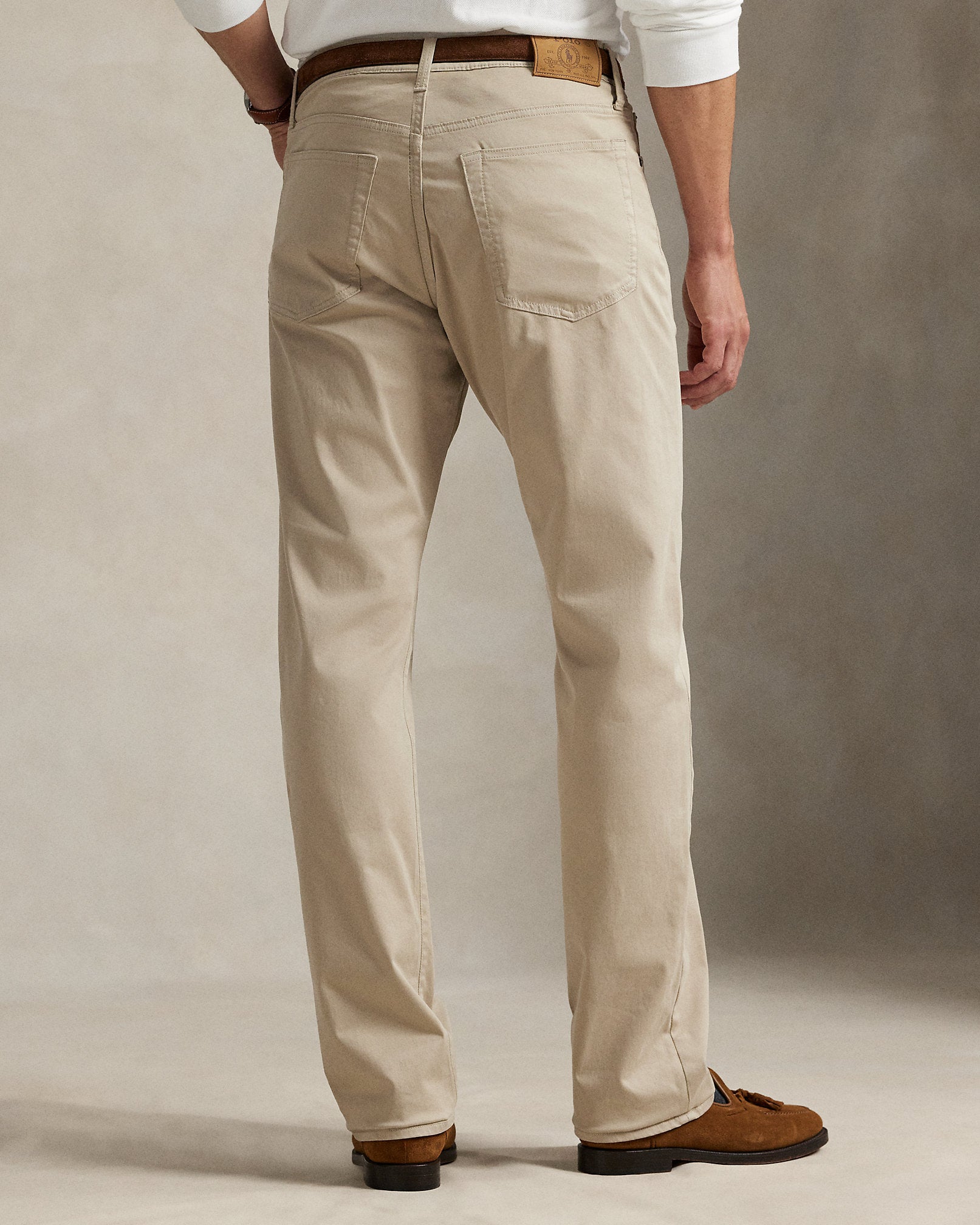 Ralph Lauren Varick Slim Straight Stretch Sateen Pant