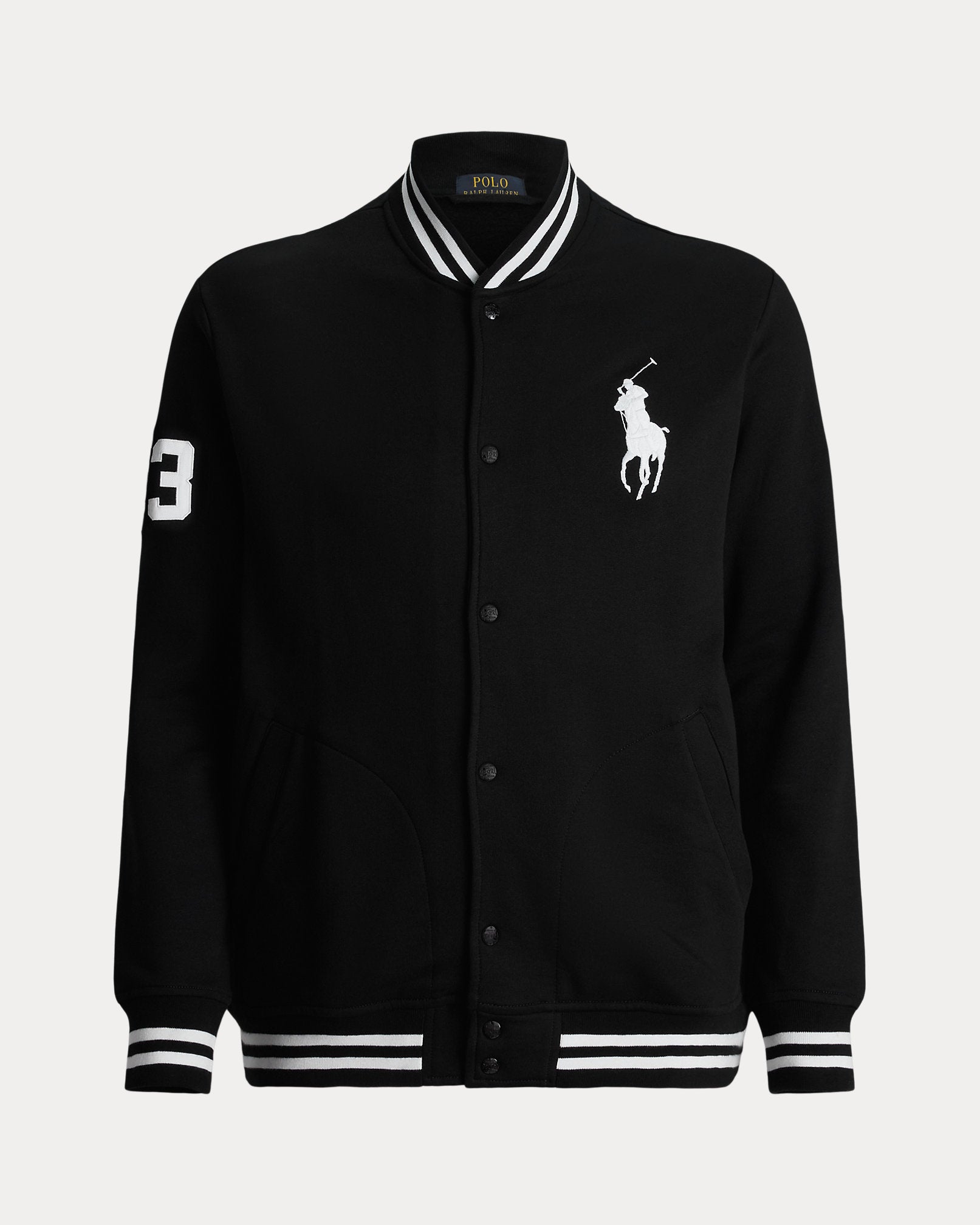 Ralph Lauren Big Pony Fleece Baseball Jacket