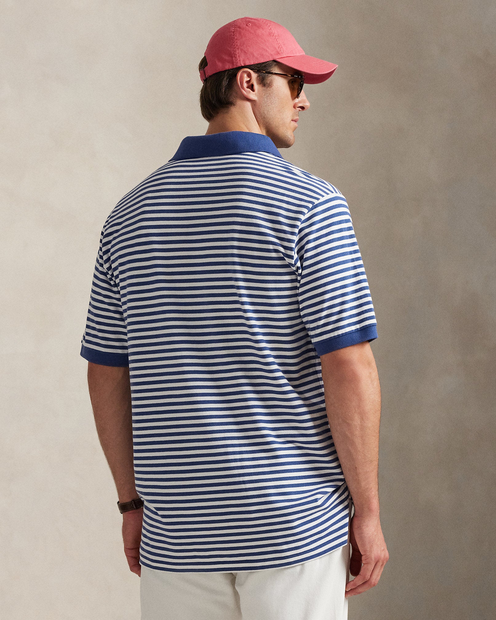 Ralph Lauren Striped Mesh Polo Shirt