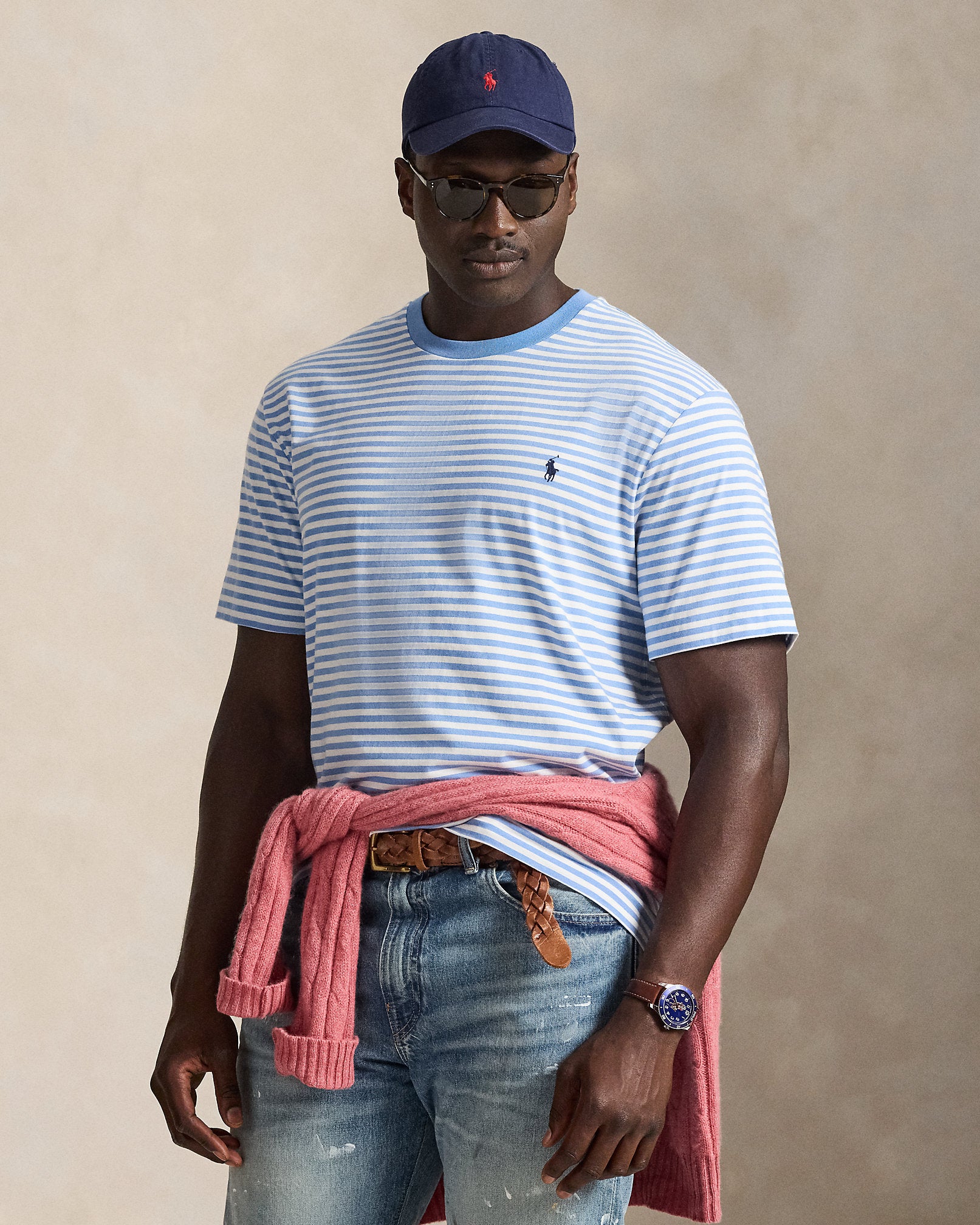 Ralph Lauren Striped Jersey TShirt