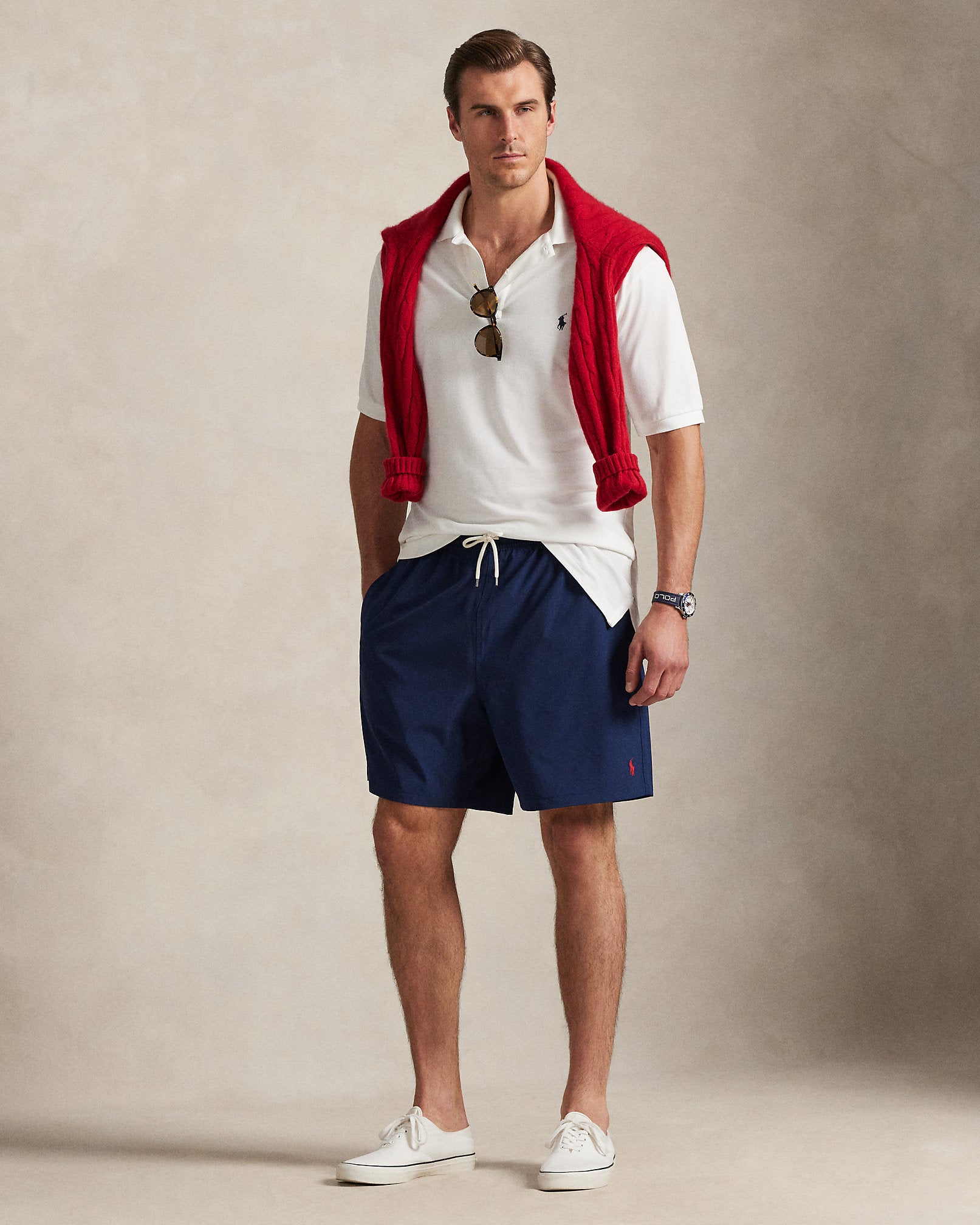 Ralph Lauren Traveler Stretch Classic Fit Swim Trunk