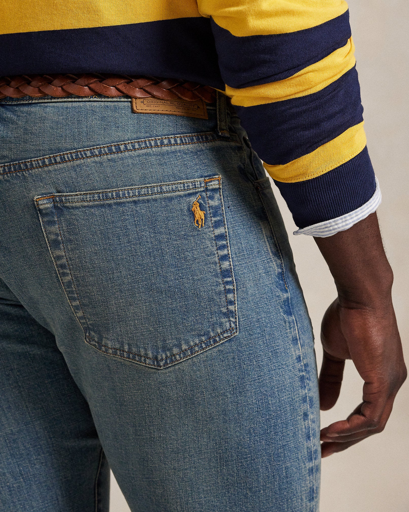 Ralph Lauren Hampton Straight Stretch Jean