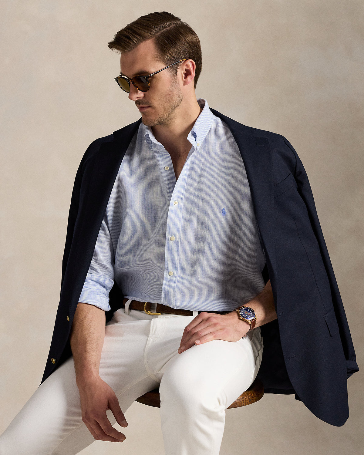 Ralph Lauren Striped Linen Shirt