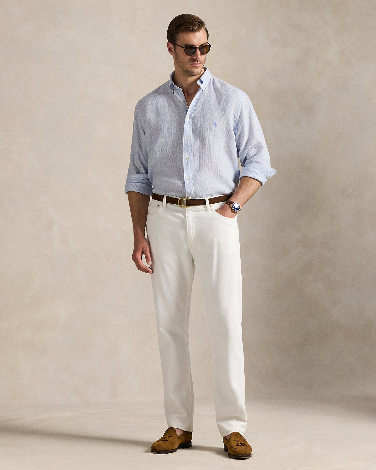 Ralph Lauren Striped Linen Shirt