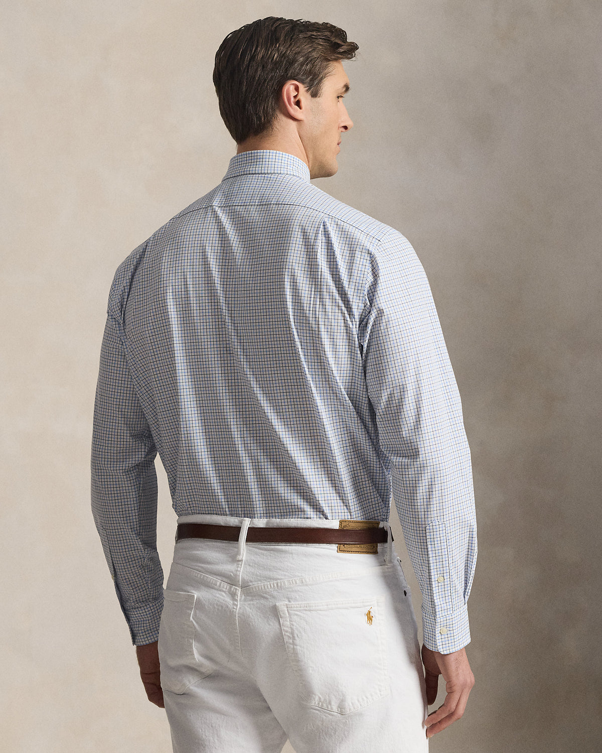Ralph Lauren Plaid Stretch Poplin Shirt