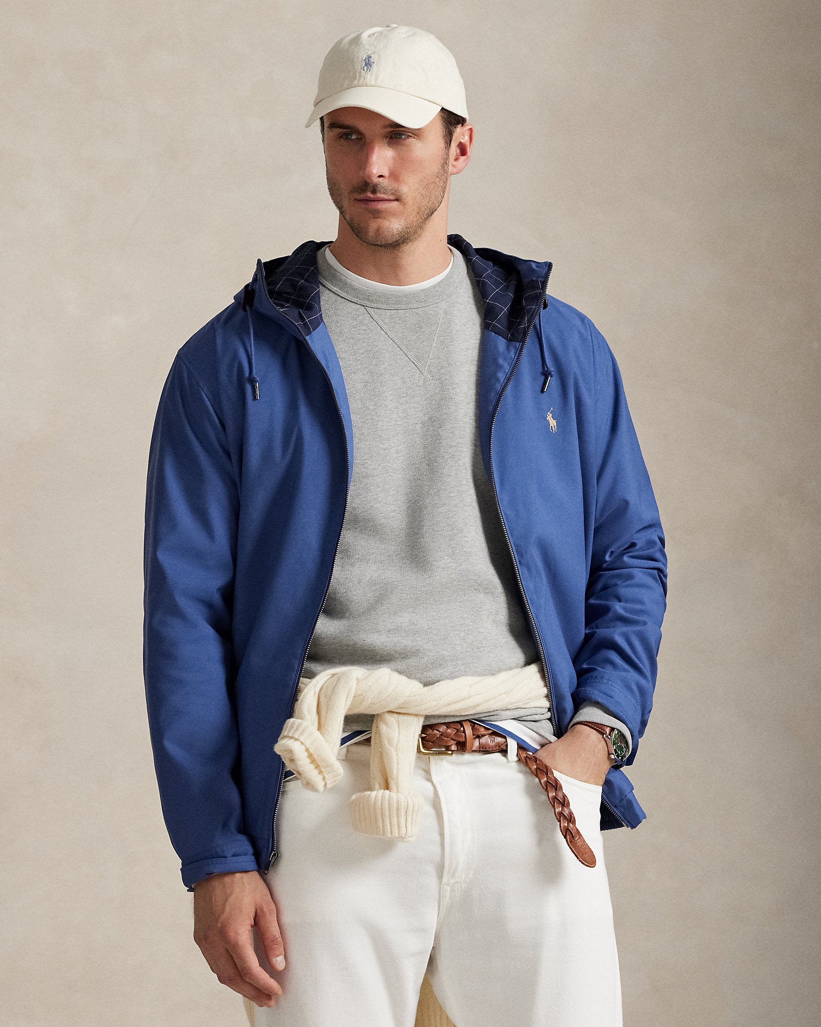 Ralph Lauren Twill Hooded Jacket