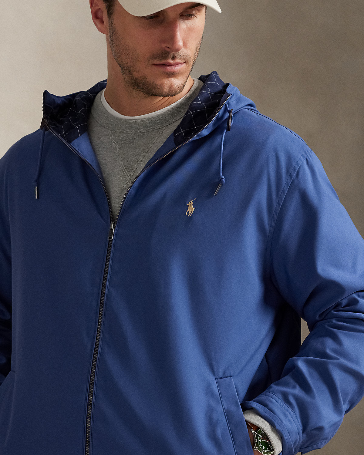Ralph Lauren Twill Hooded Jacket