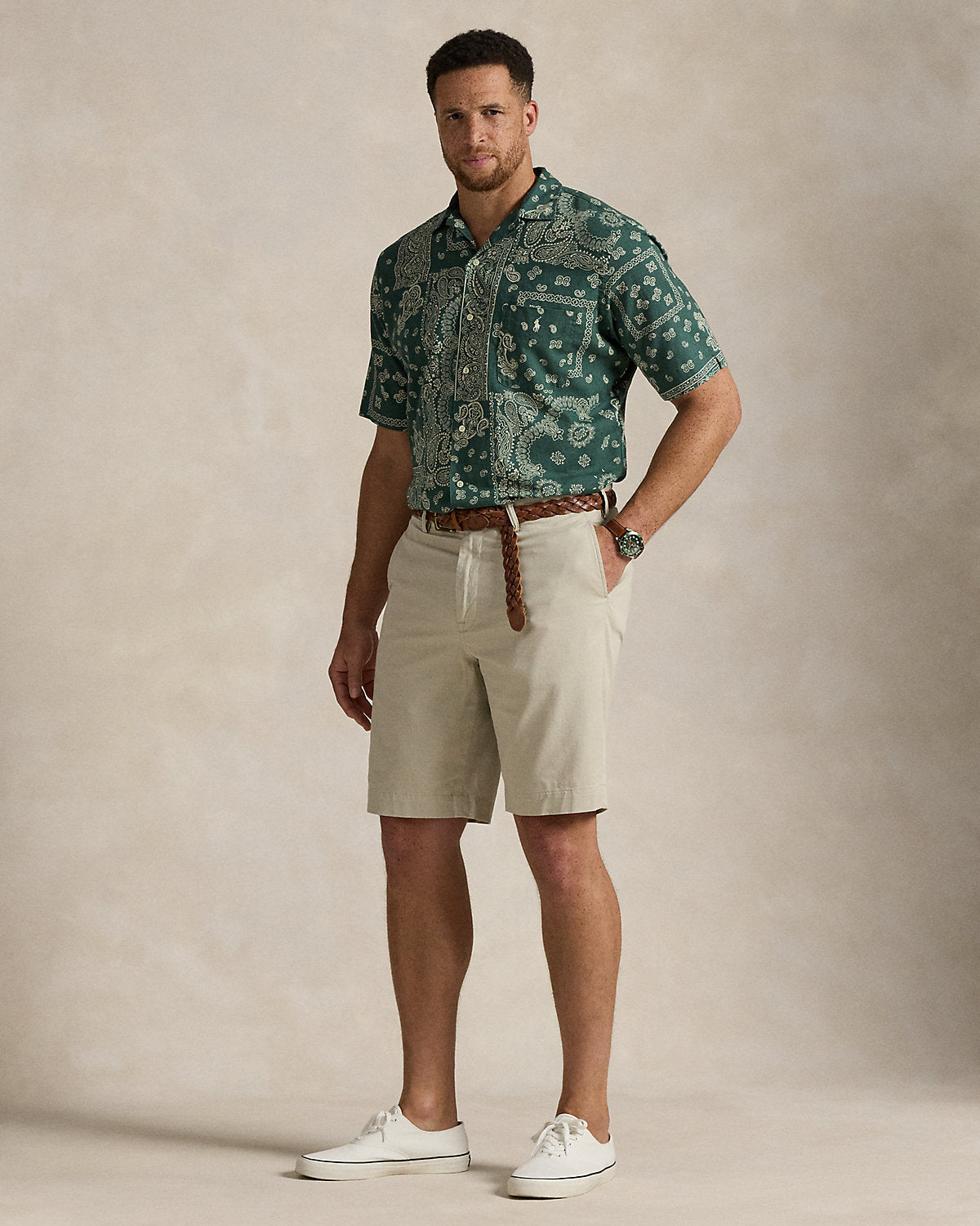 Ralph Lauren BandannaPrint Camp Shirt