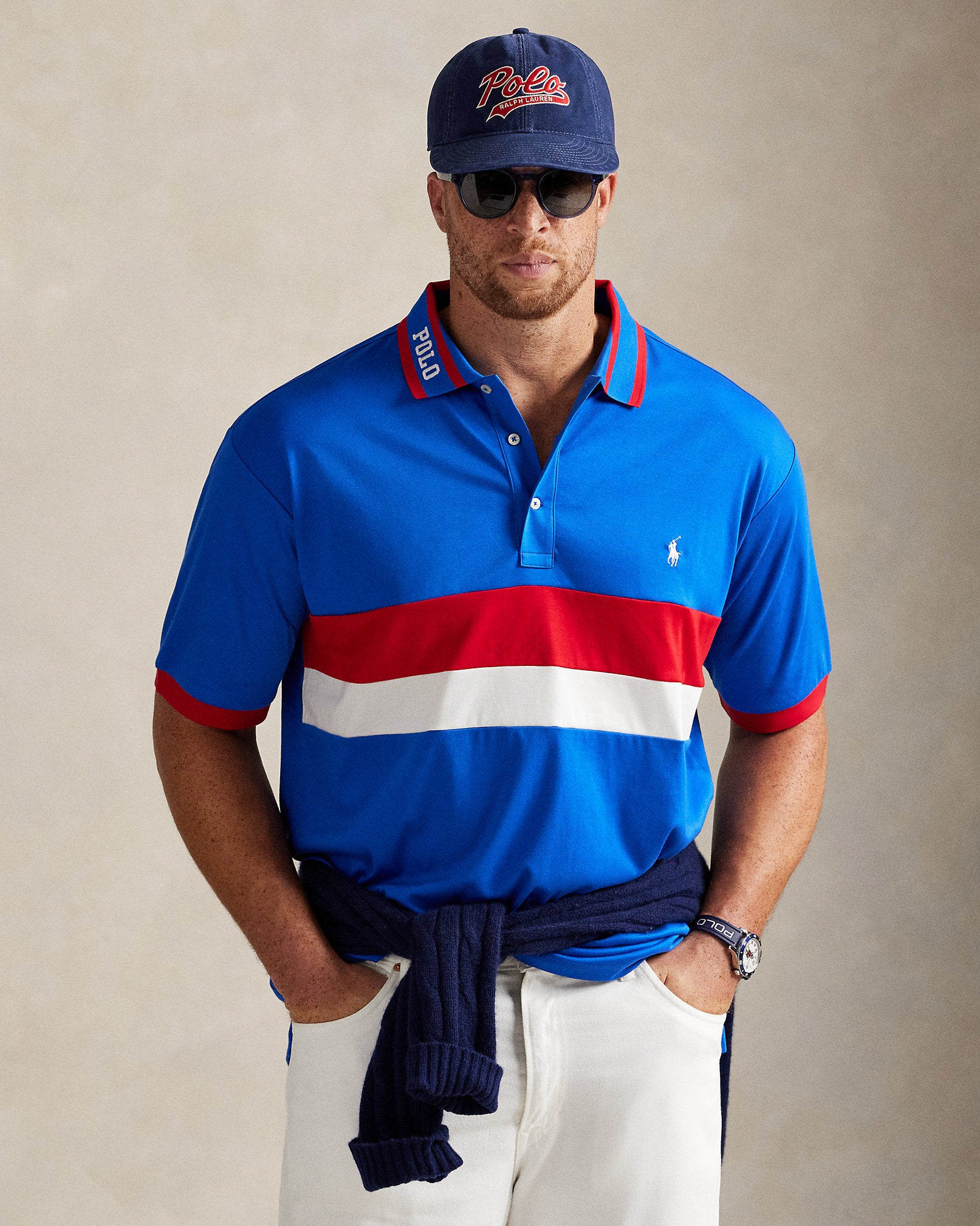 Ralph Lauren Striped Soft Cotton Polo Shirt