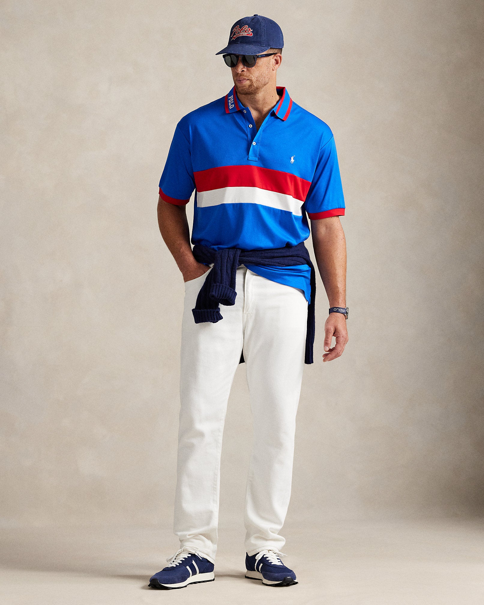 Ralph Lauren Striped Soft Cotton Polo Shirt