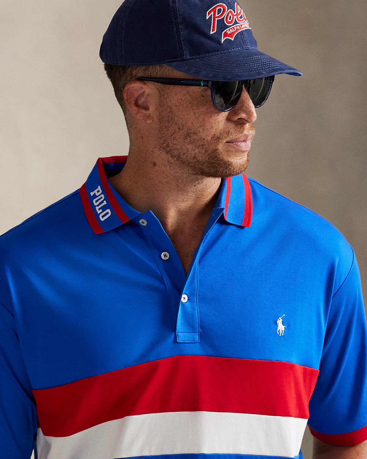 Ralph Lauren Striped Soft Cotton Polo Shirt