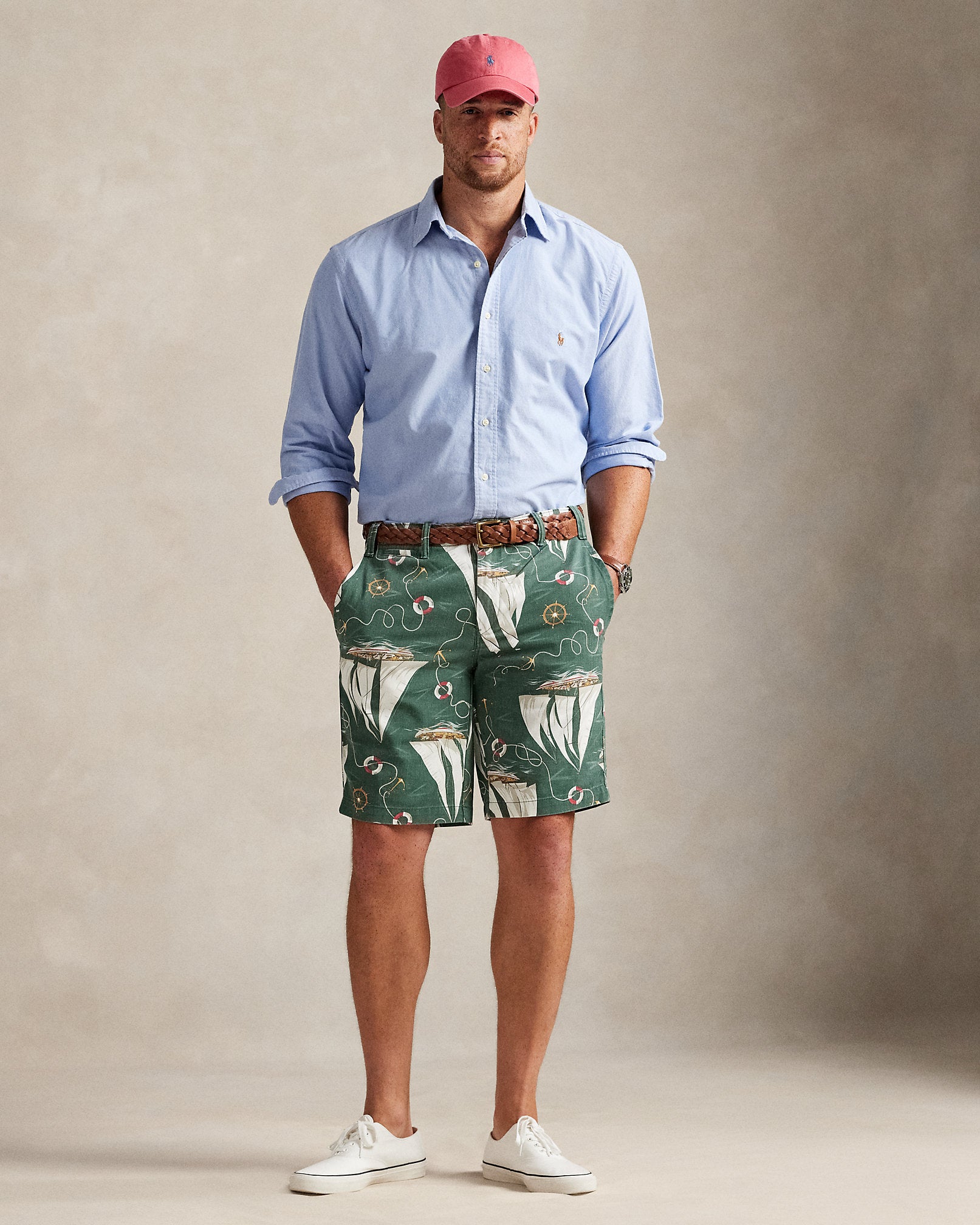Ralph Lauren Relaxed Fit Sailboat Chino Short