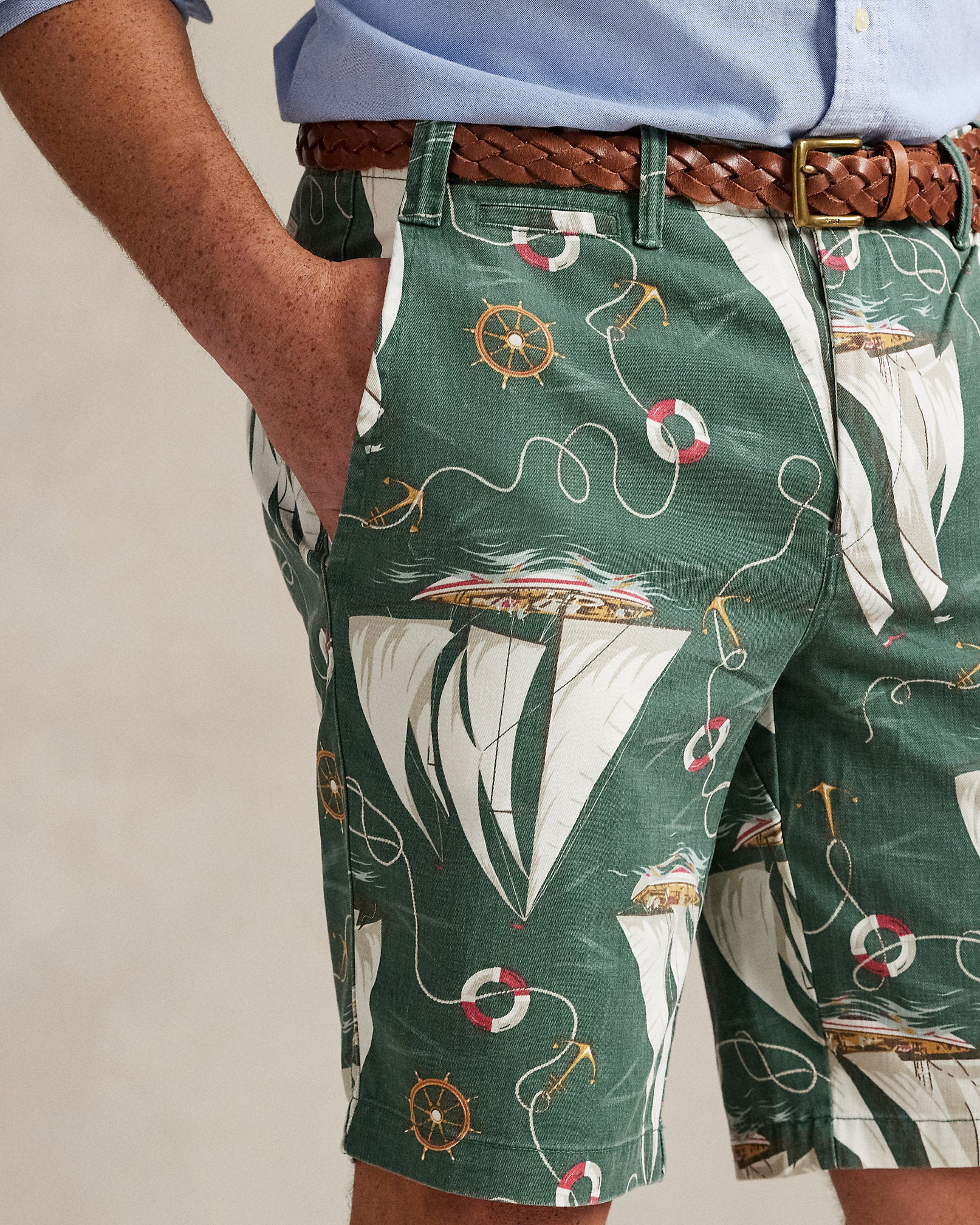 Ralph Lauren Relaxed Fit Sailboat Chino Short