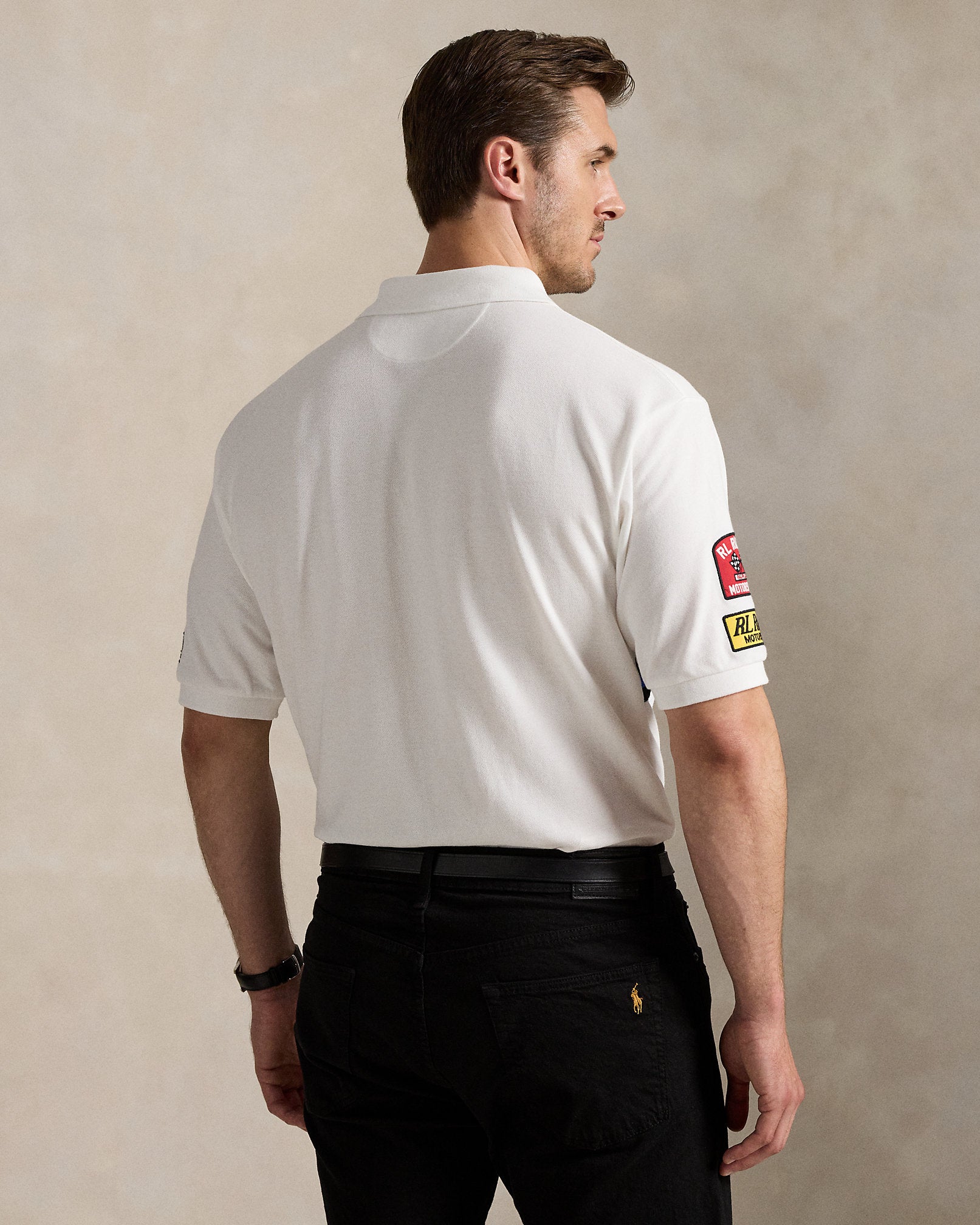 Ralph Lauren Mesh Graphic Polo Shirt