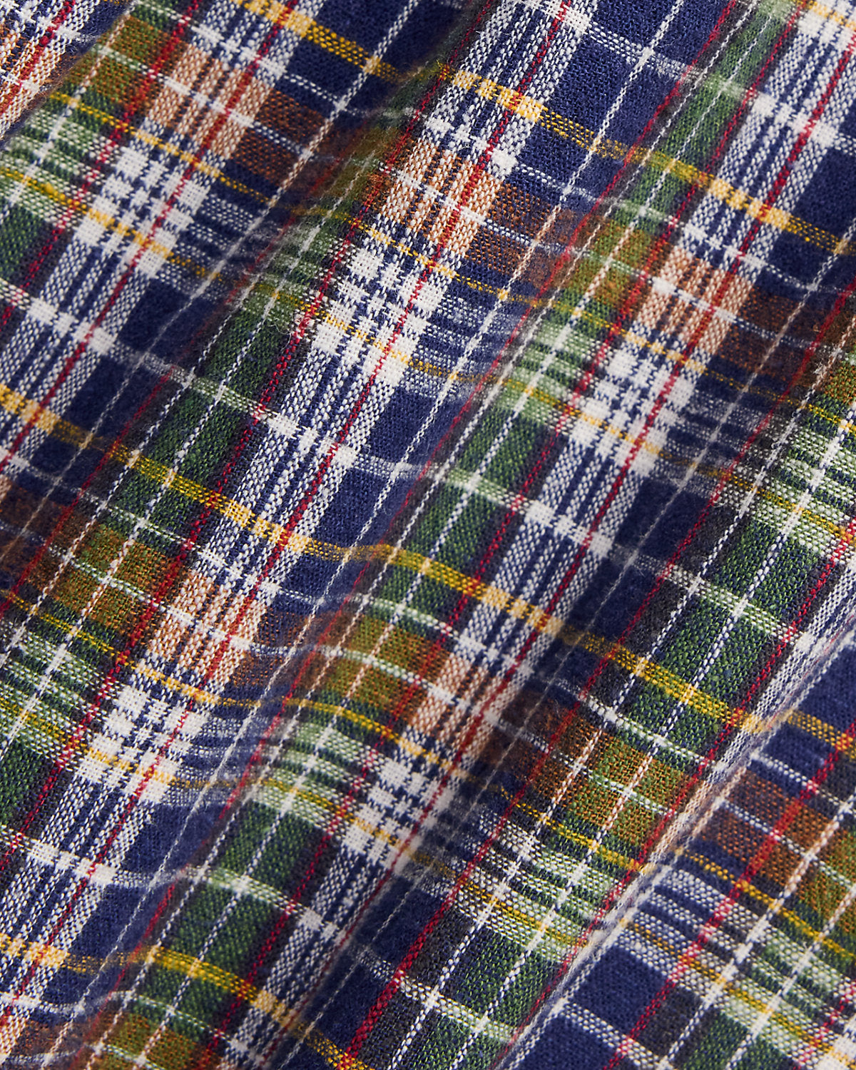 Ralph Lauren Plaid LinenCotton Camp Shirt