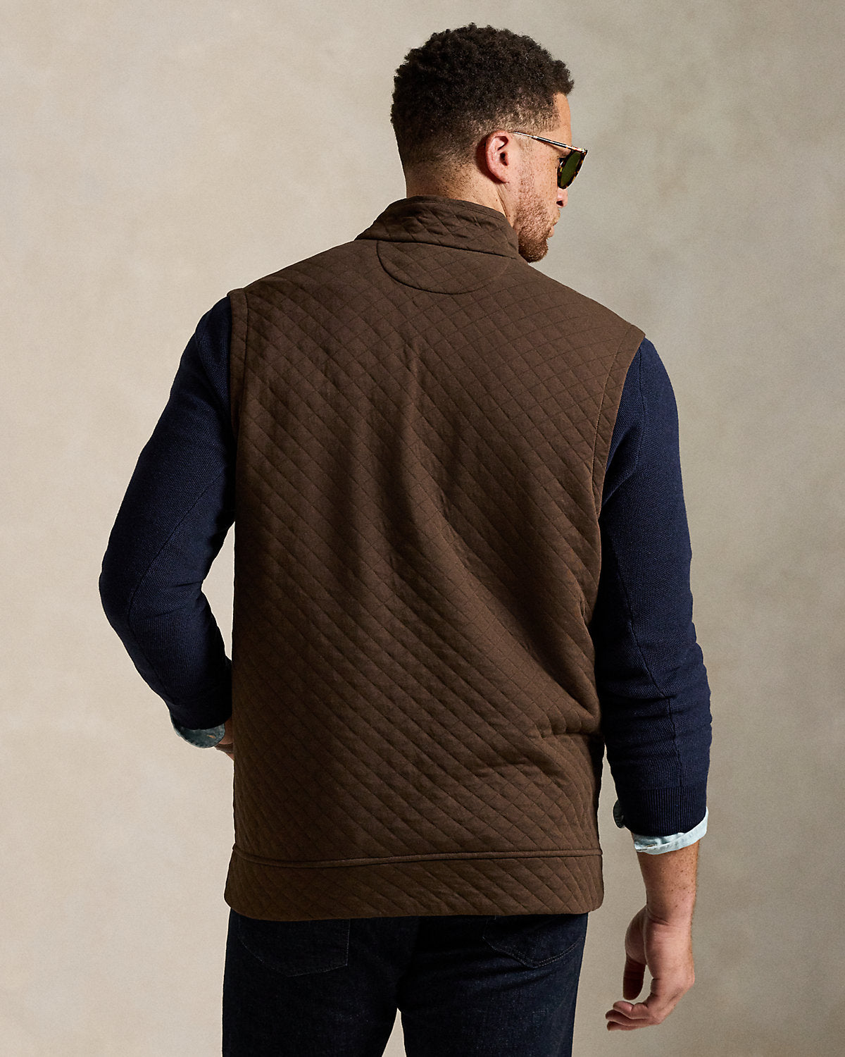Ralph Lauren Quilted DoubleKnit Jersey Vest