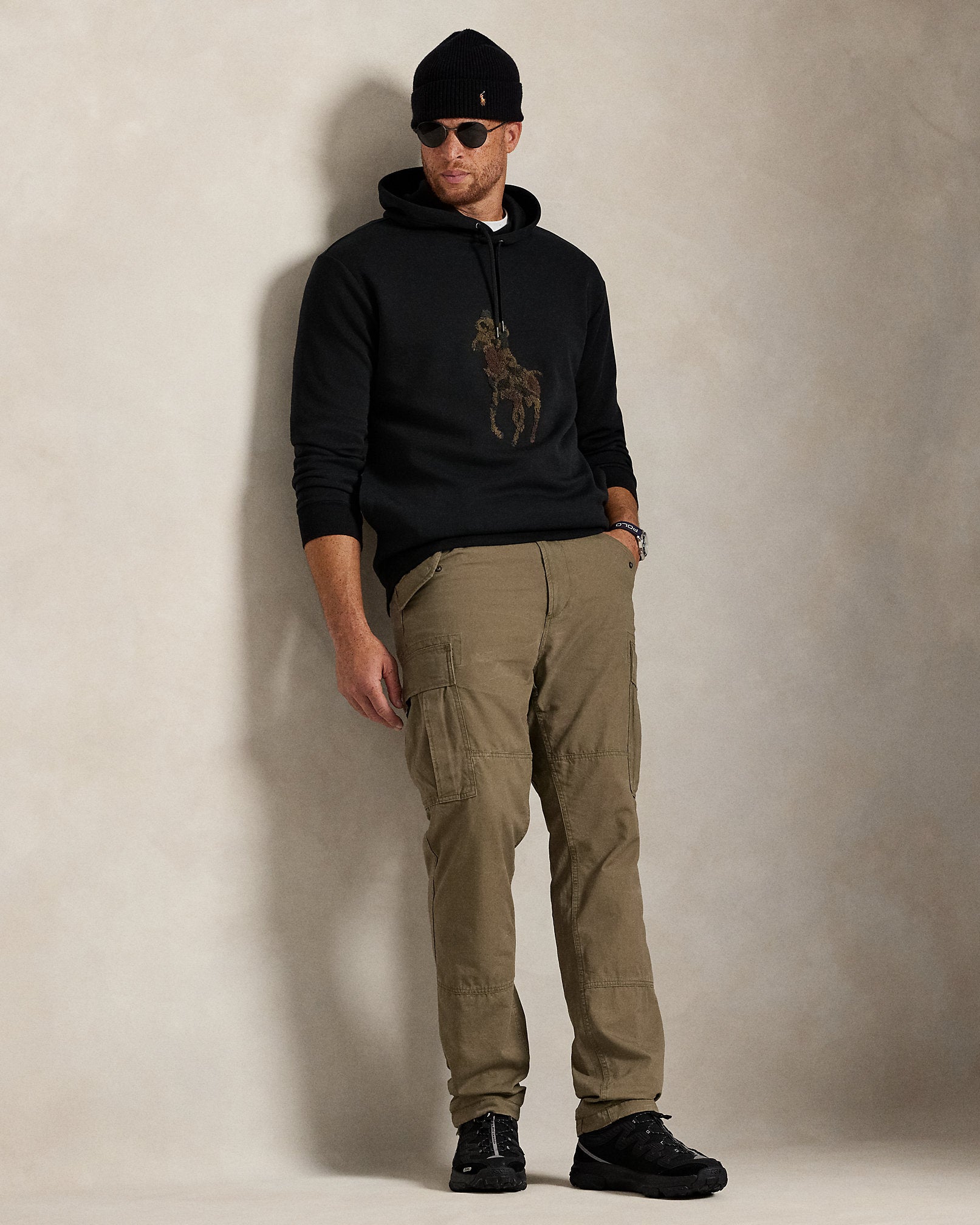 Ralph Lauren Camo Big Pony DoubleKnit Hoodie