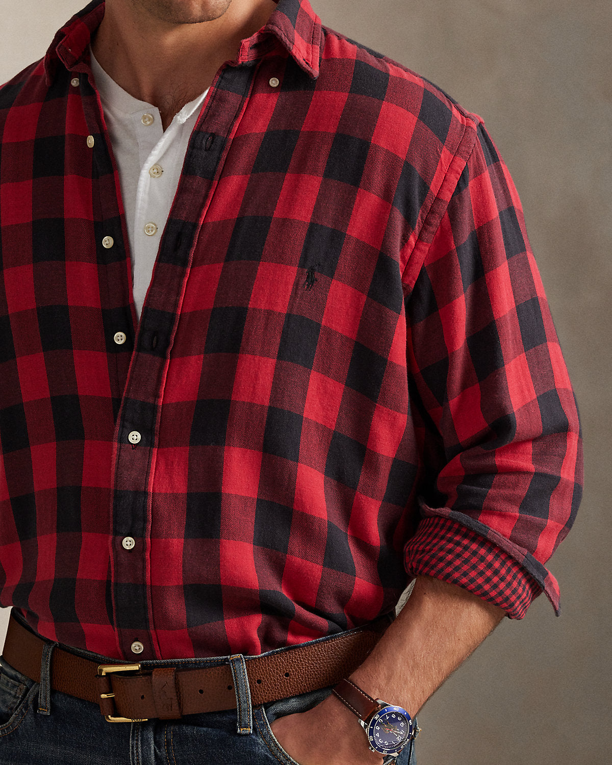 Ralph Lauren Plaid DoubleFaced Shirt
