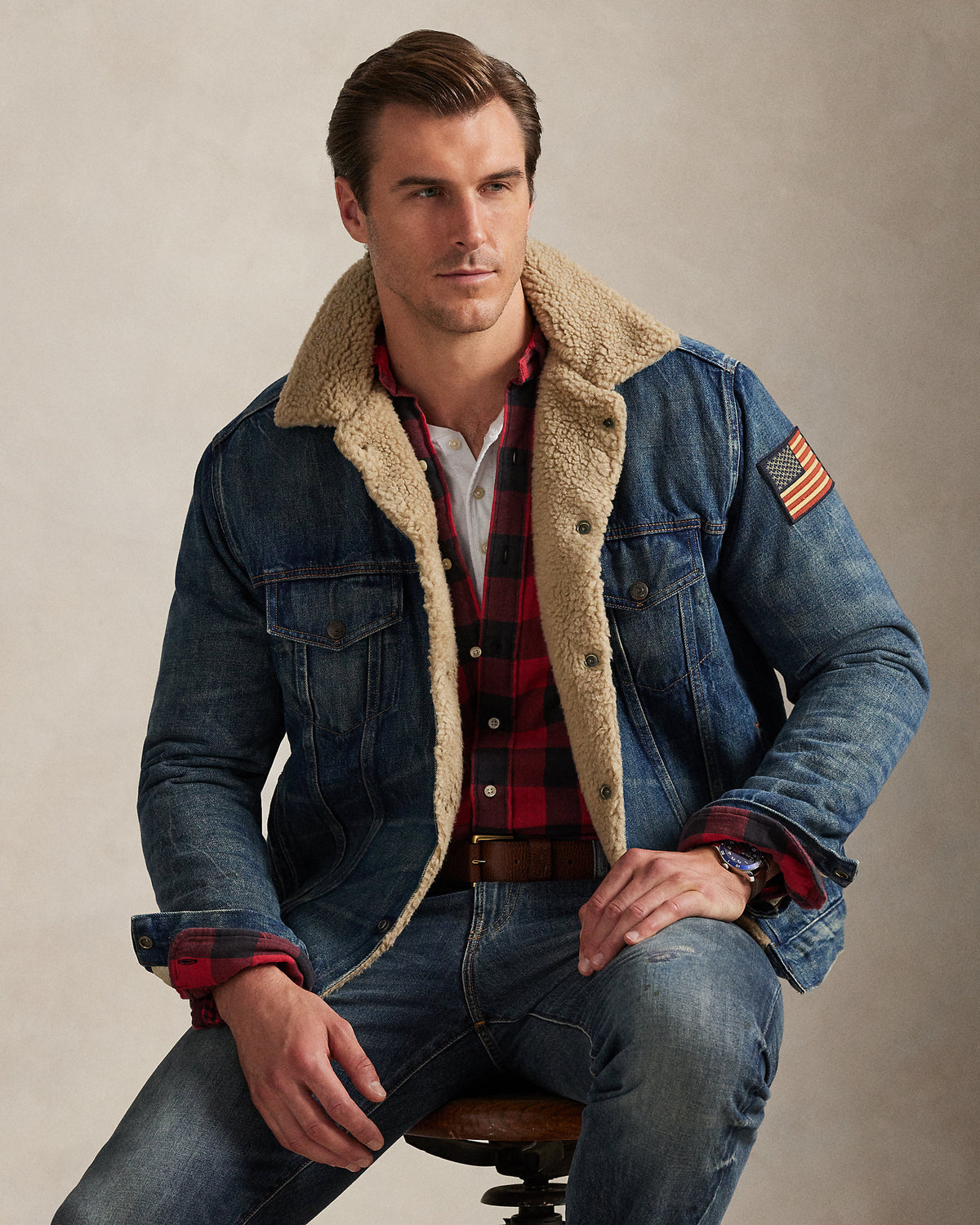 Ralph Lauren Plaid DoubleFaced Shirt